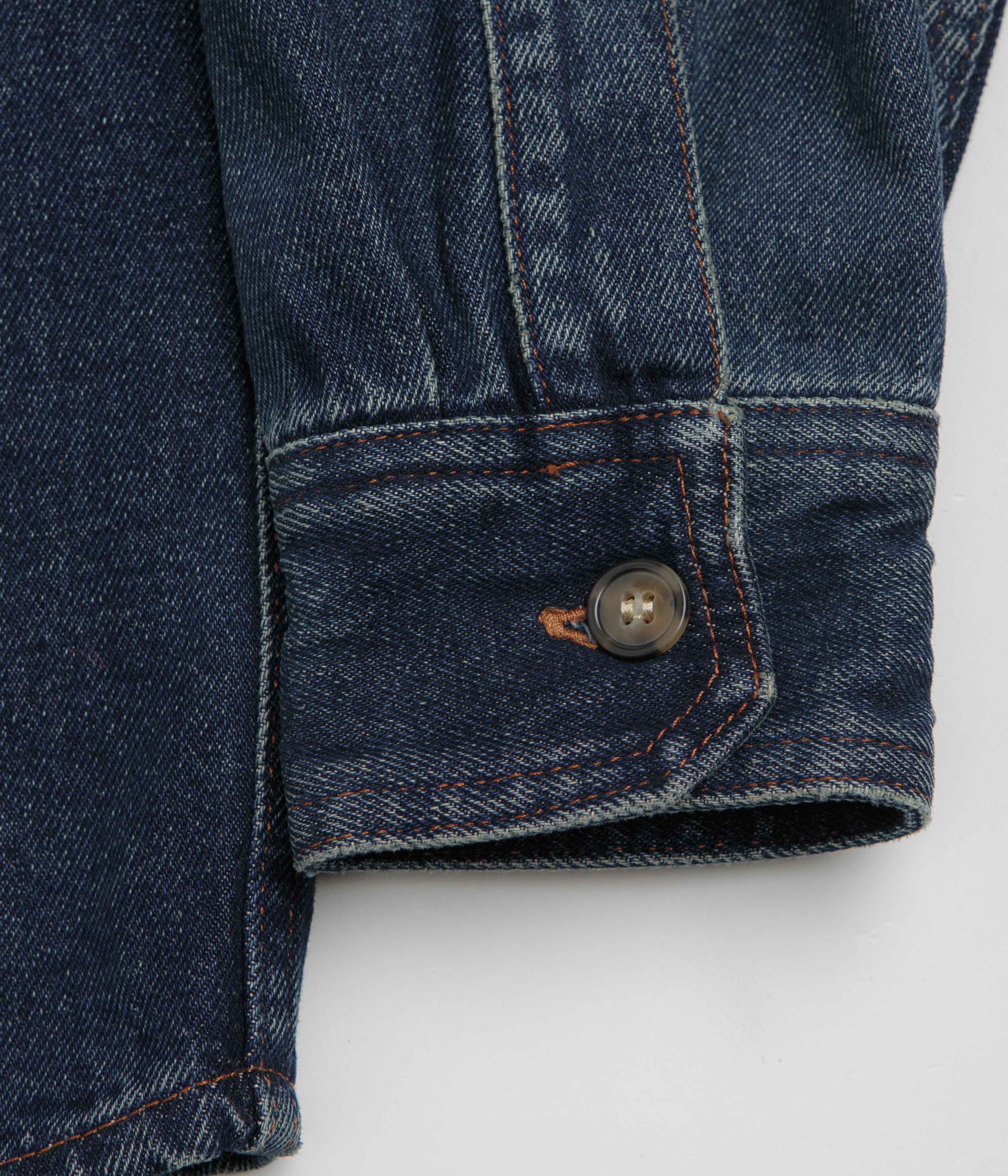 A.P.C. Basile Overshirt - Washed Indigo - Image 6