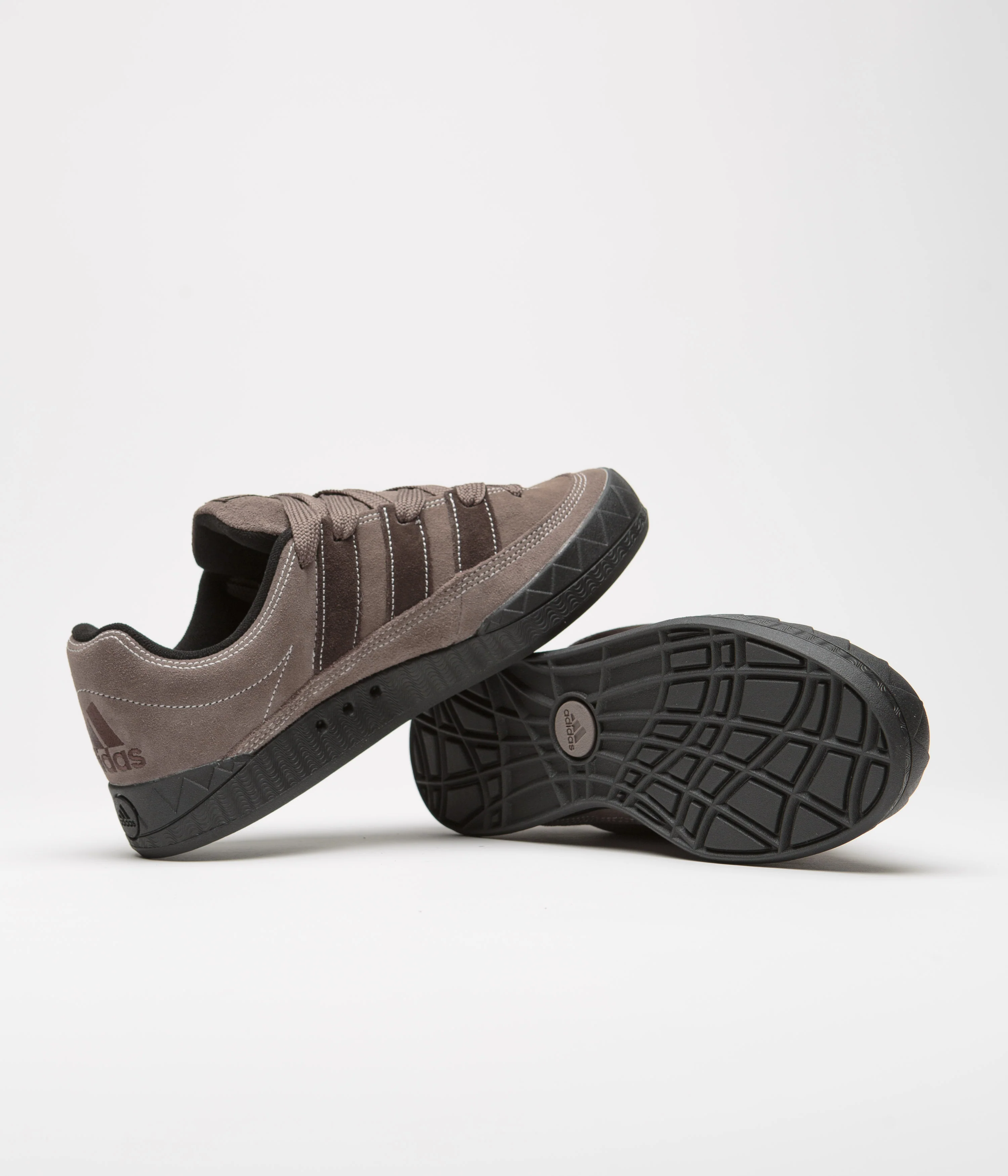 Adidas Adimatic Shoes - Earth Strata / Dark Brown / Crystal White - Image 5