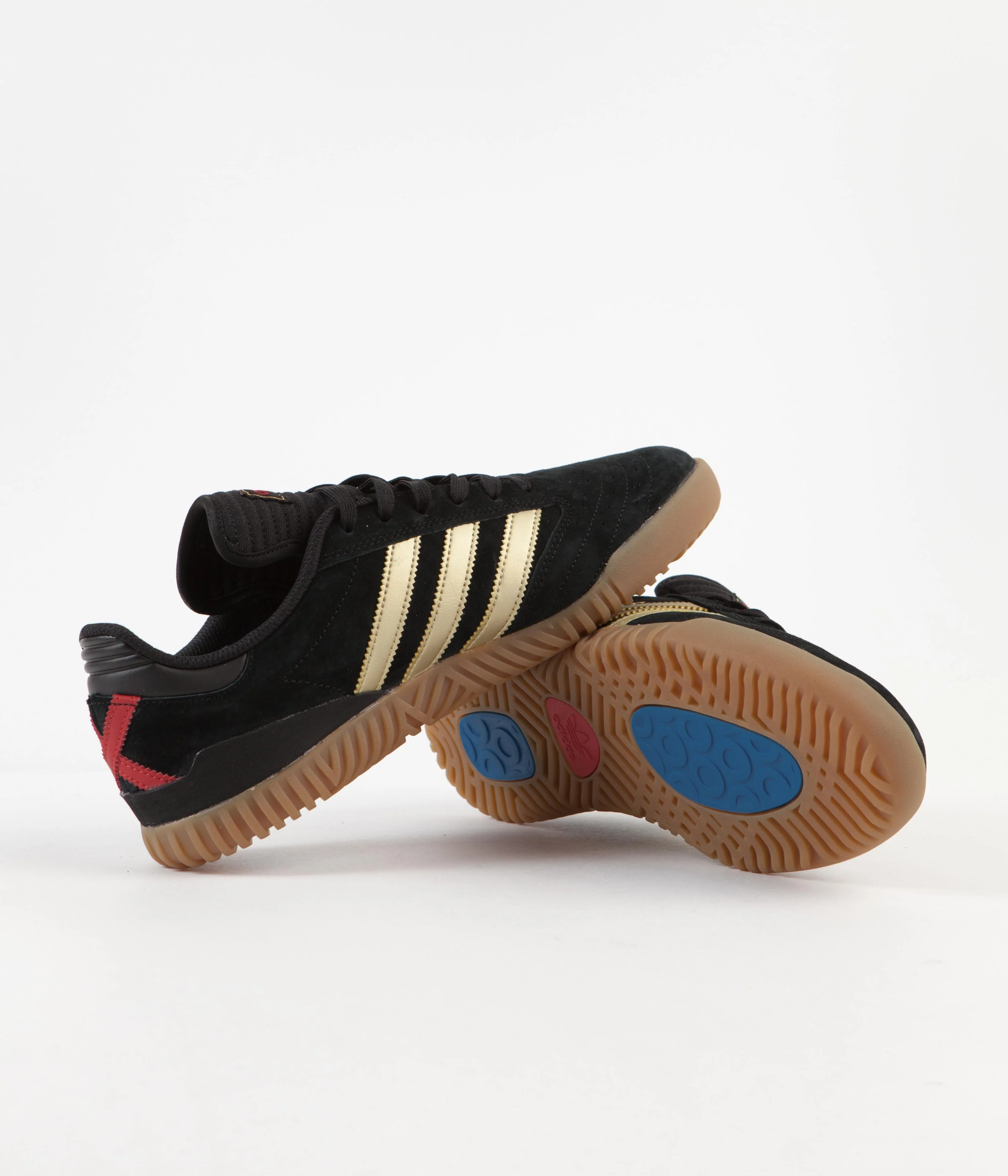 Adidas Busenitz Indoor Super Shoes - Core Black / Gold Metallic / Scarlet - Image 5