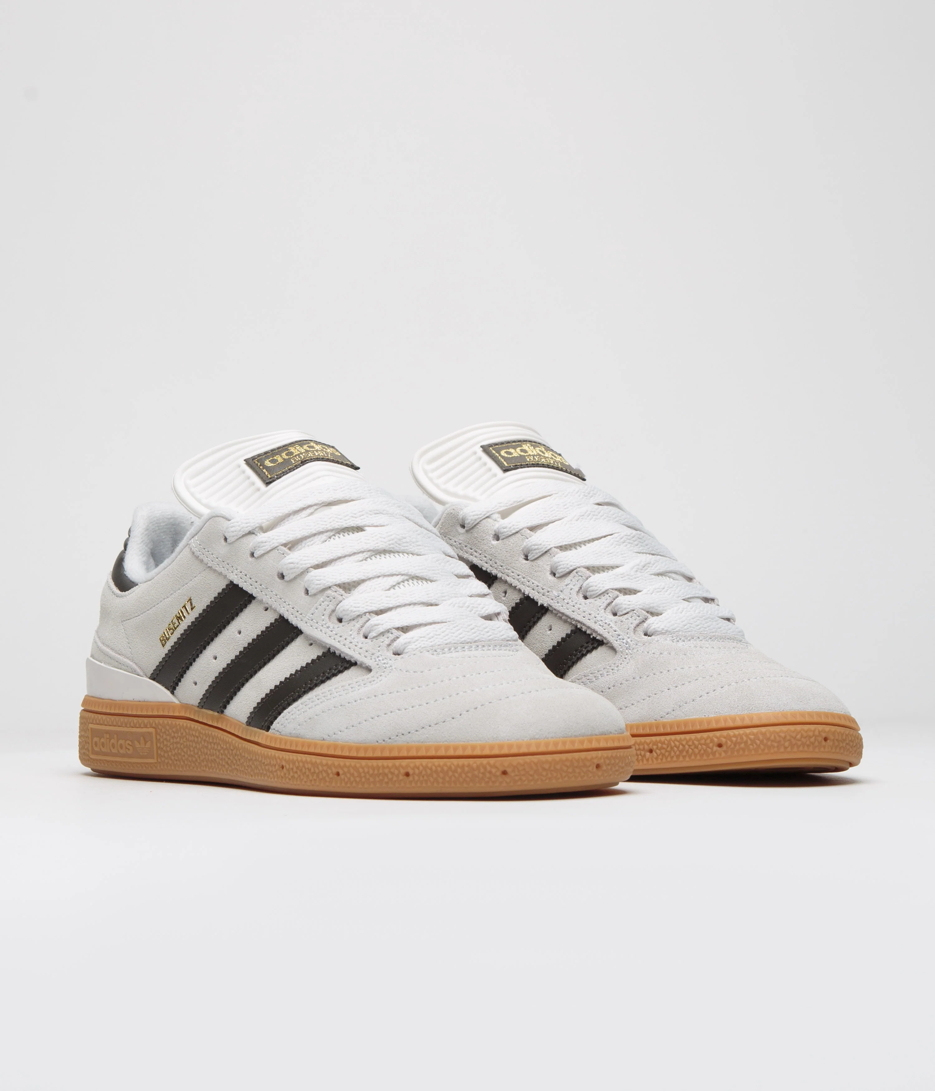Adidas Busenitz Shoes - Crystal White / Shadow Olive / Gum - Image 2