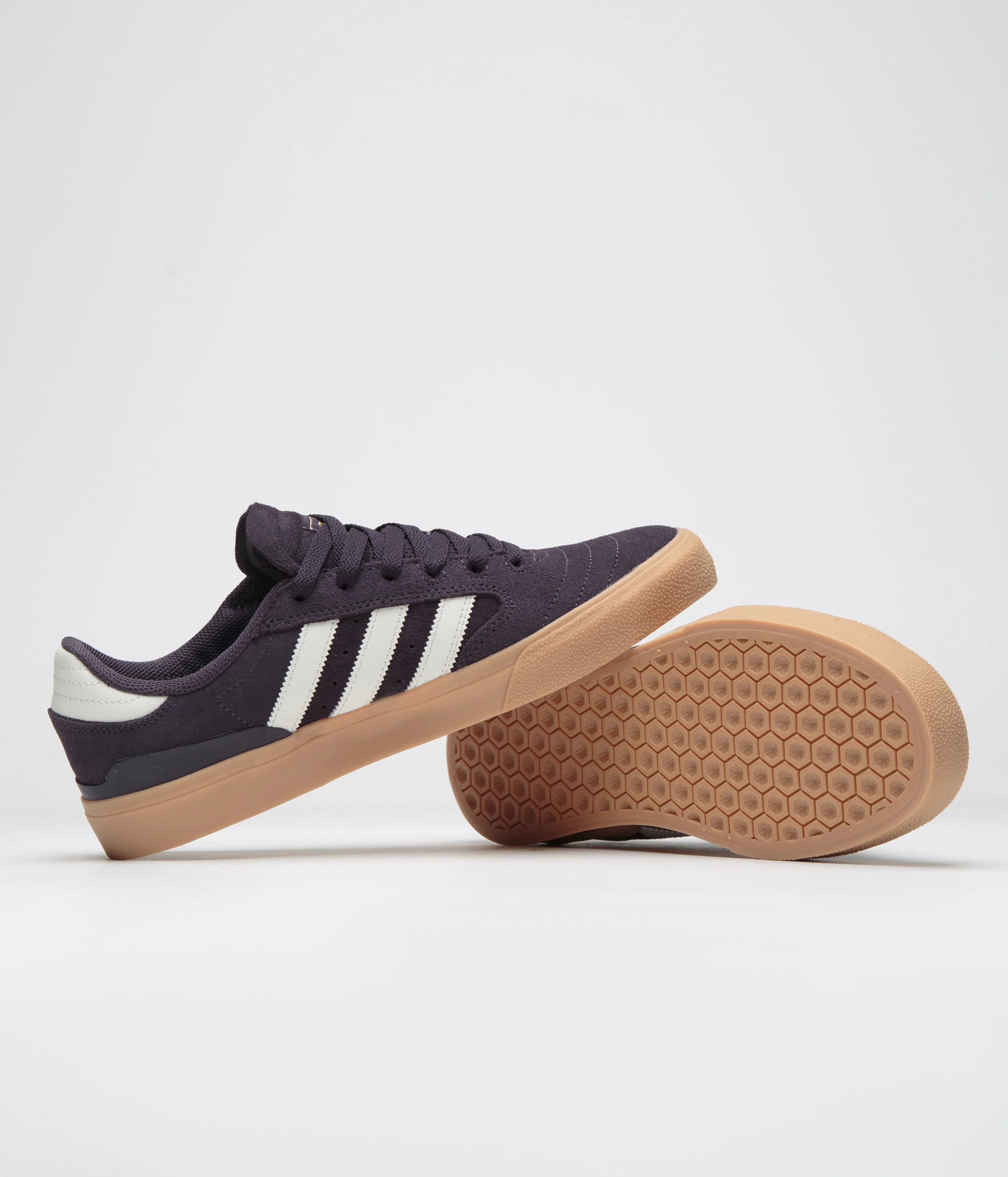 Adidas Busenitz Vulc II Shoes - Aurora Black / Off White / Gum - Image 5