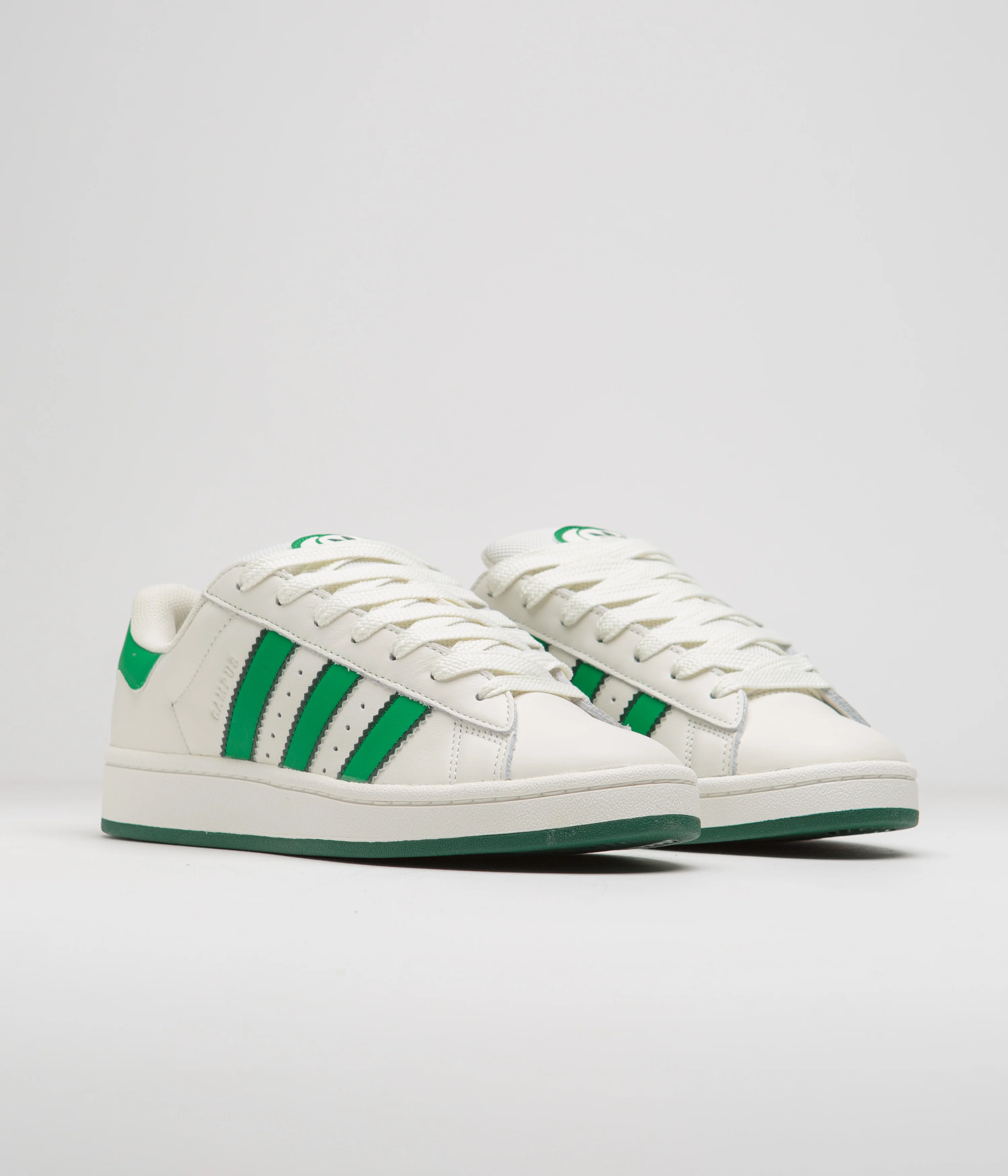 Adidas Campus 00s Shoes - Core White / Green / Off White - Image 2