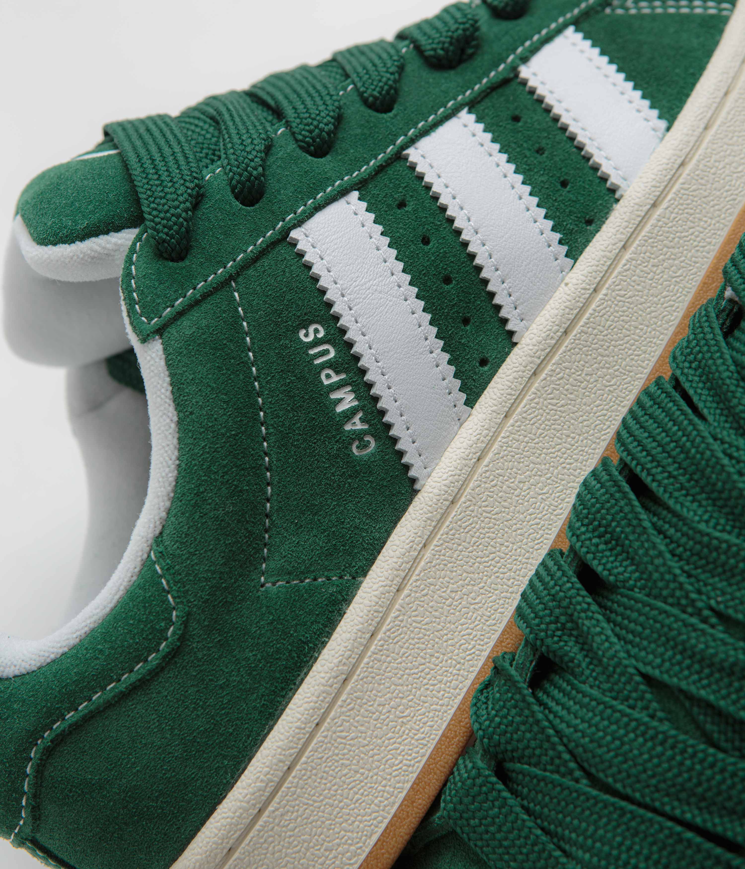 Adidas Campus 00s Shoes - Dark Green / FTWR White / Off White - Image 3