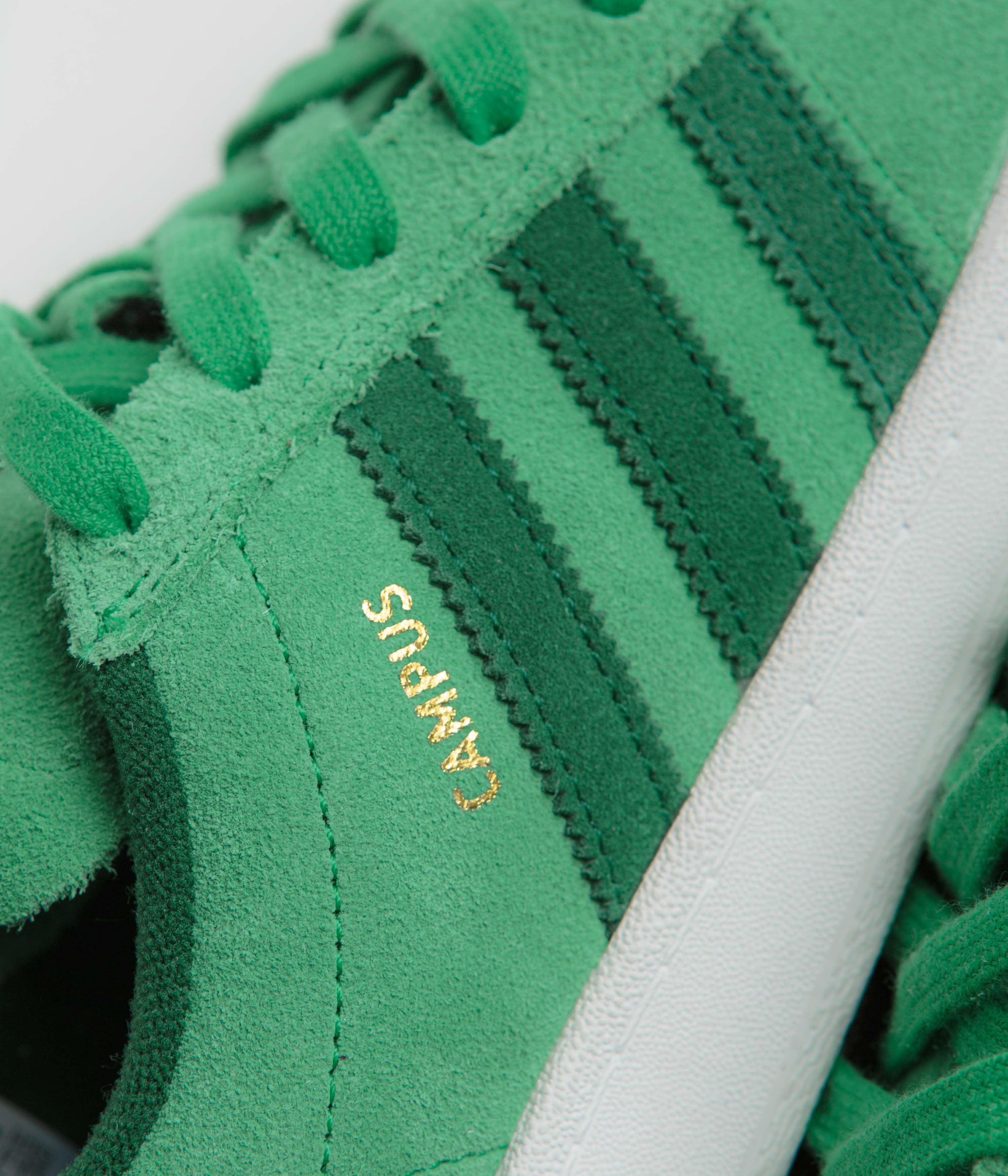 Adidas Campus ADV Shoes - Court Green / Collegiate Green / FTWR White - Image 3