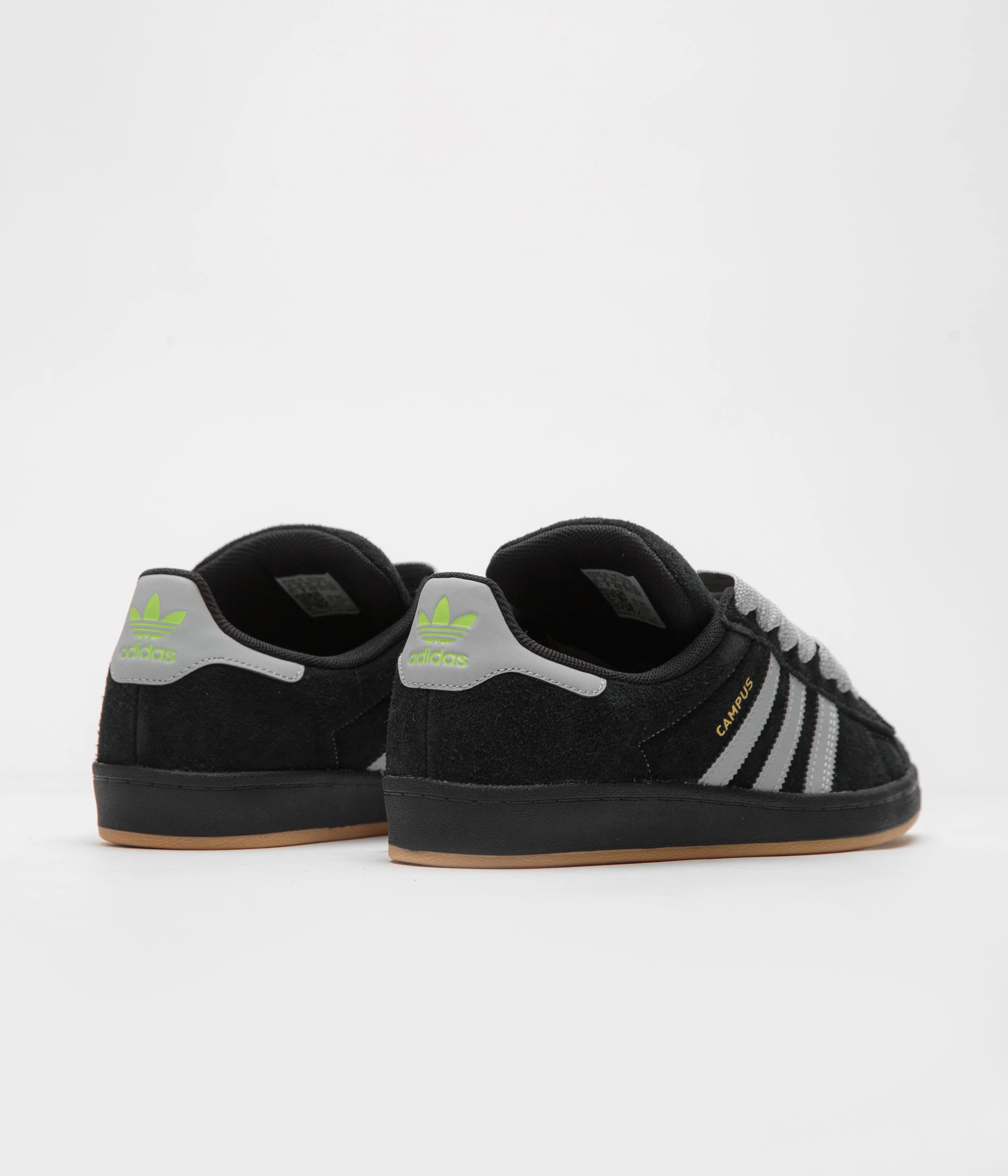 Adidas Campus Shoes - Core Black / Grey Two / Gold Metallic - Image 4