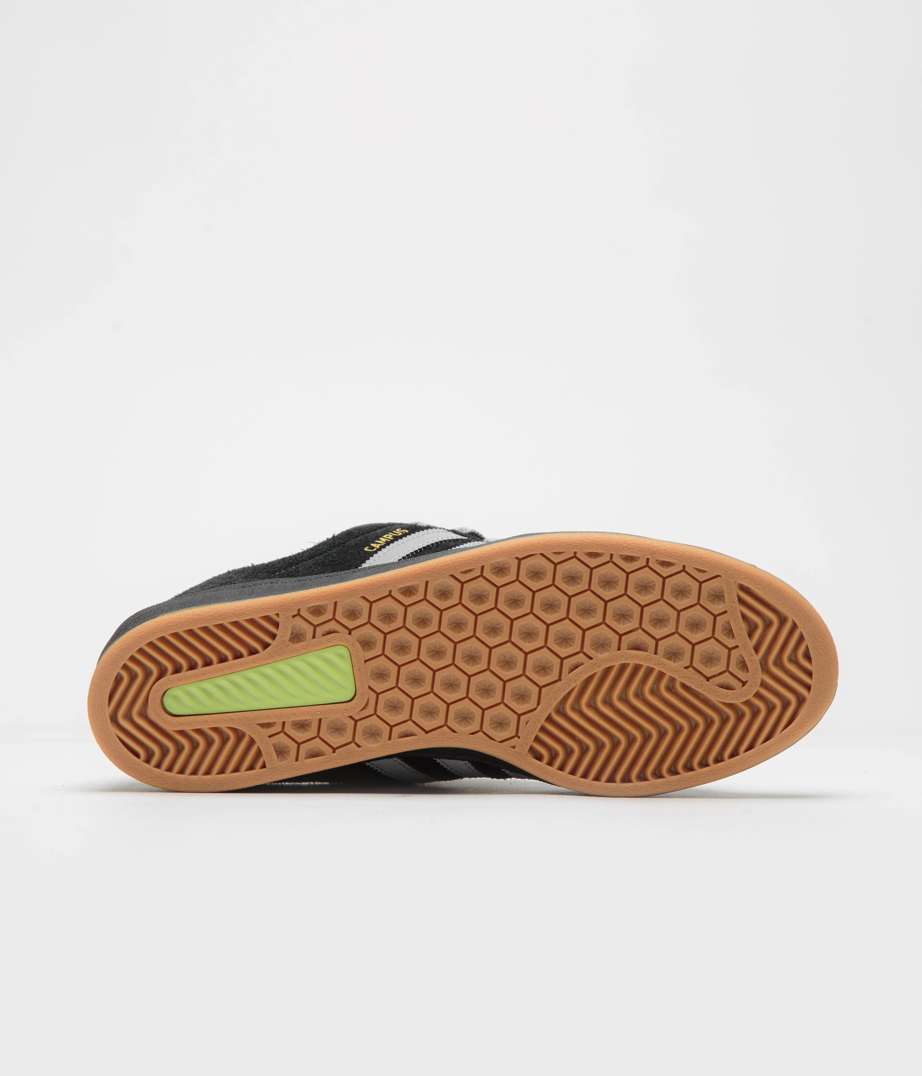 Adidas Campus Shoes - Core Black / Grey Two / Gold Metallic - Image 6