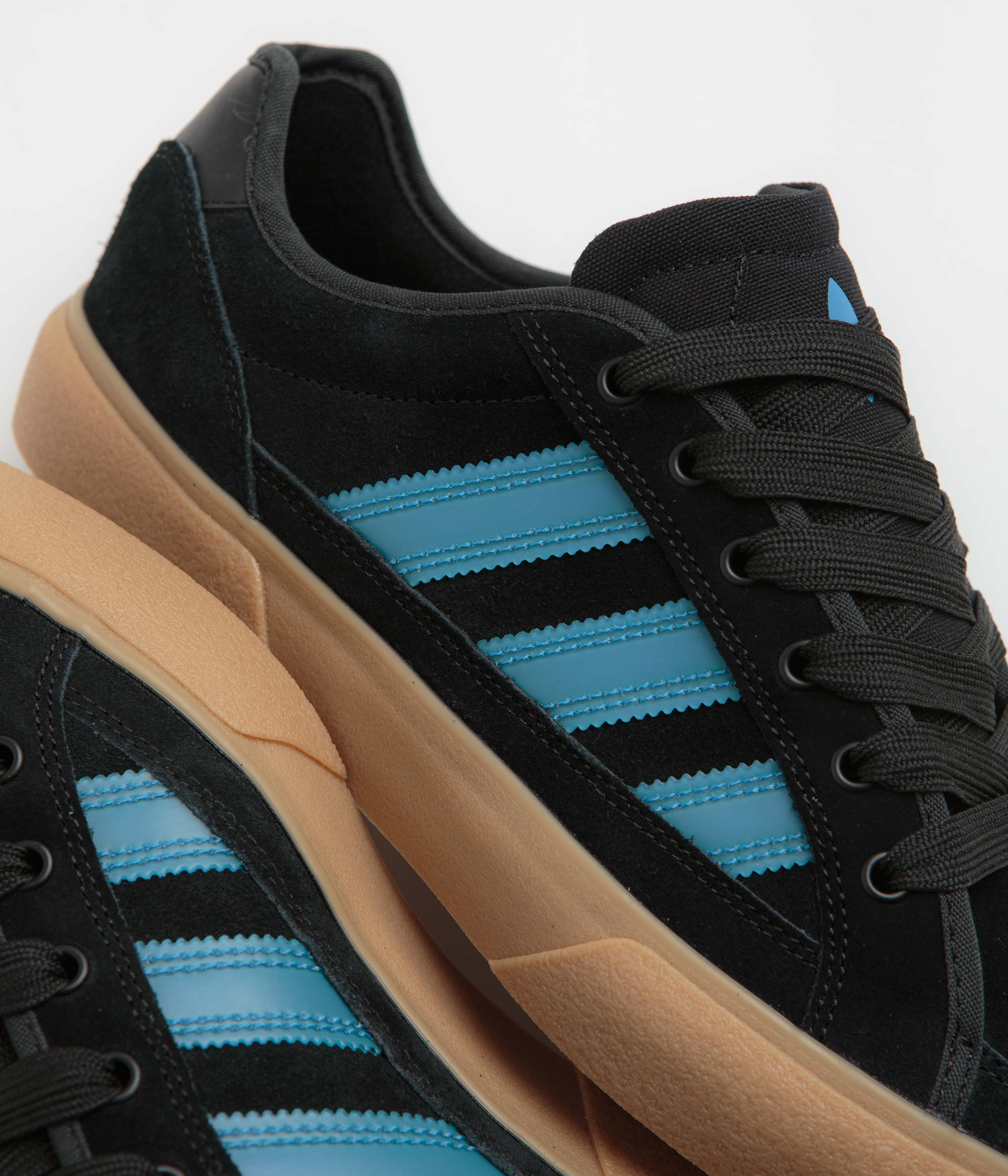 Adidas Court TNS Premiere Shoes - Core Black / Lucid Ray Blue / Gum4 - Image 3