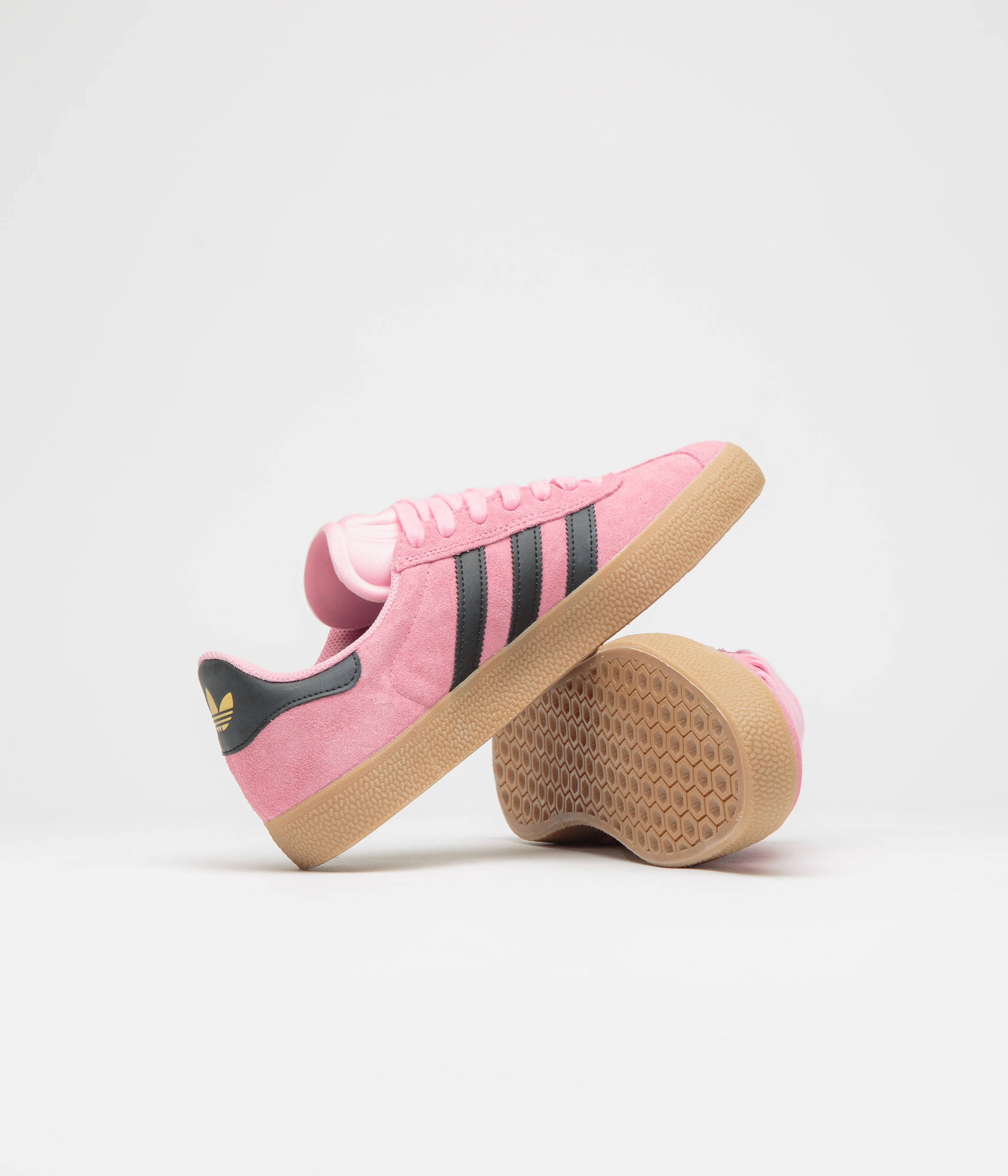 Adidas Gazelle ADV Shoes - Light Pink / Core Black / Gum4 - Image 5