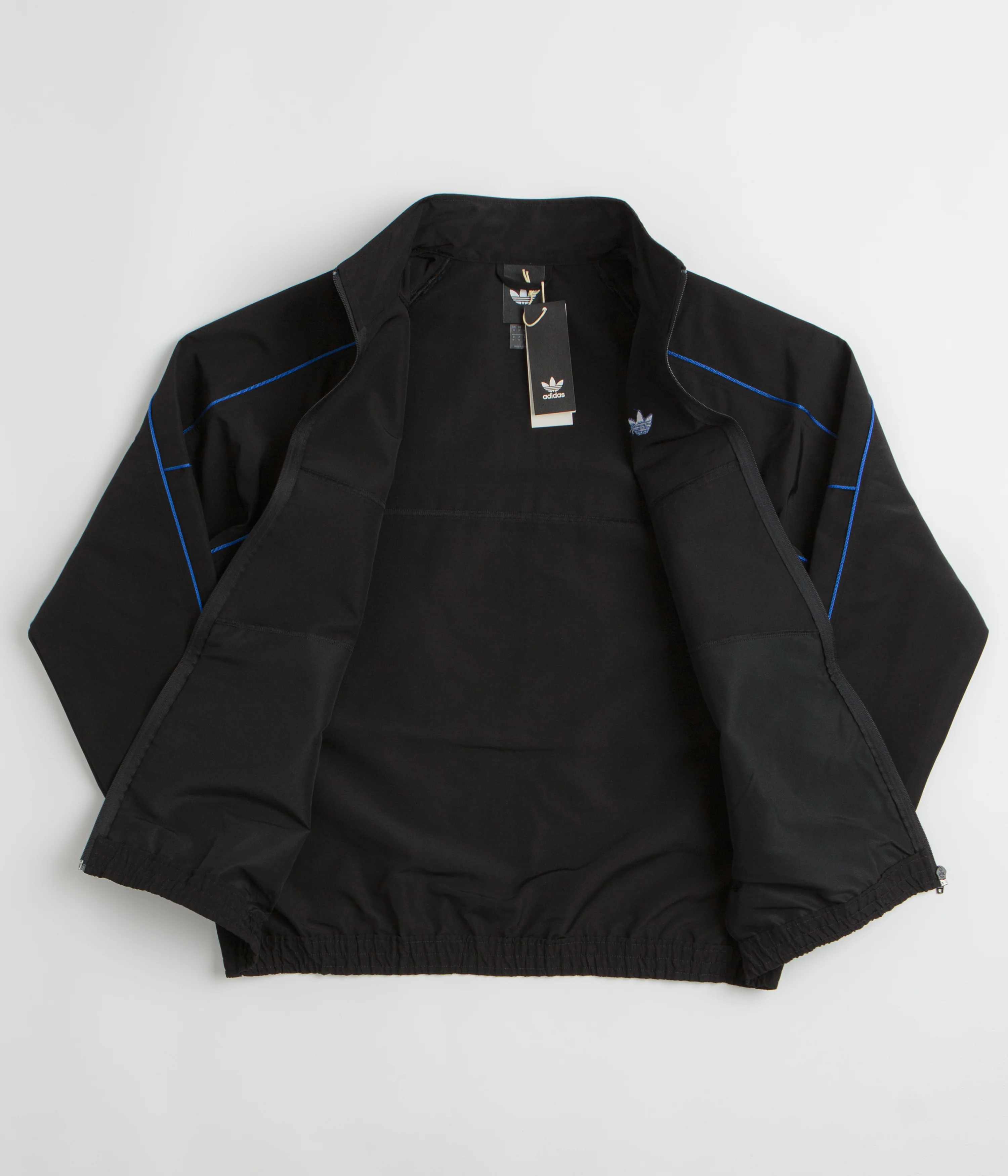 Adidas Gazelle Premiere Track Jacket - Black / White / Team Royal Blue - Image 3