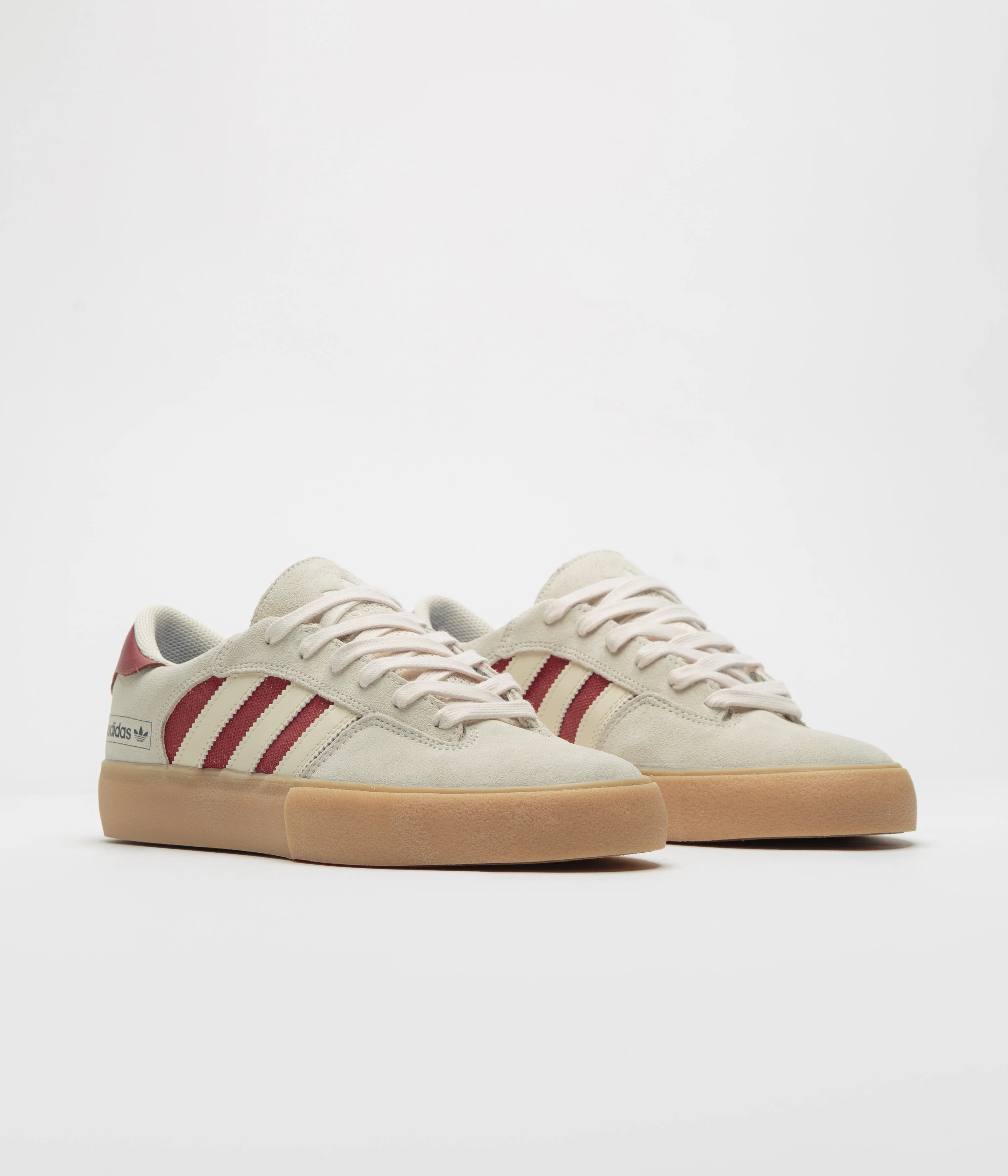 Adidas Matchbreak Super Shoes - Wonder White / Preloved Ruby / Gum 3 - Image 2