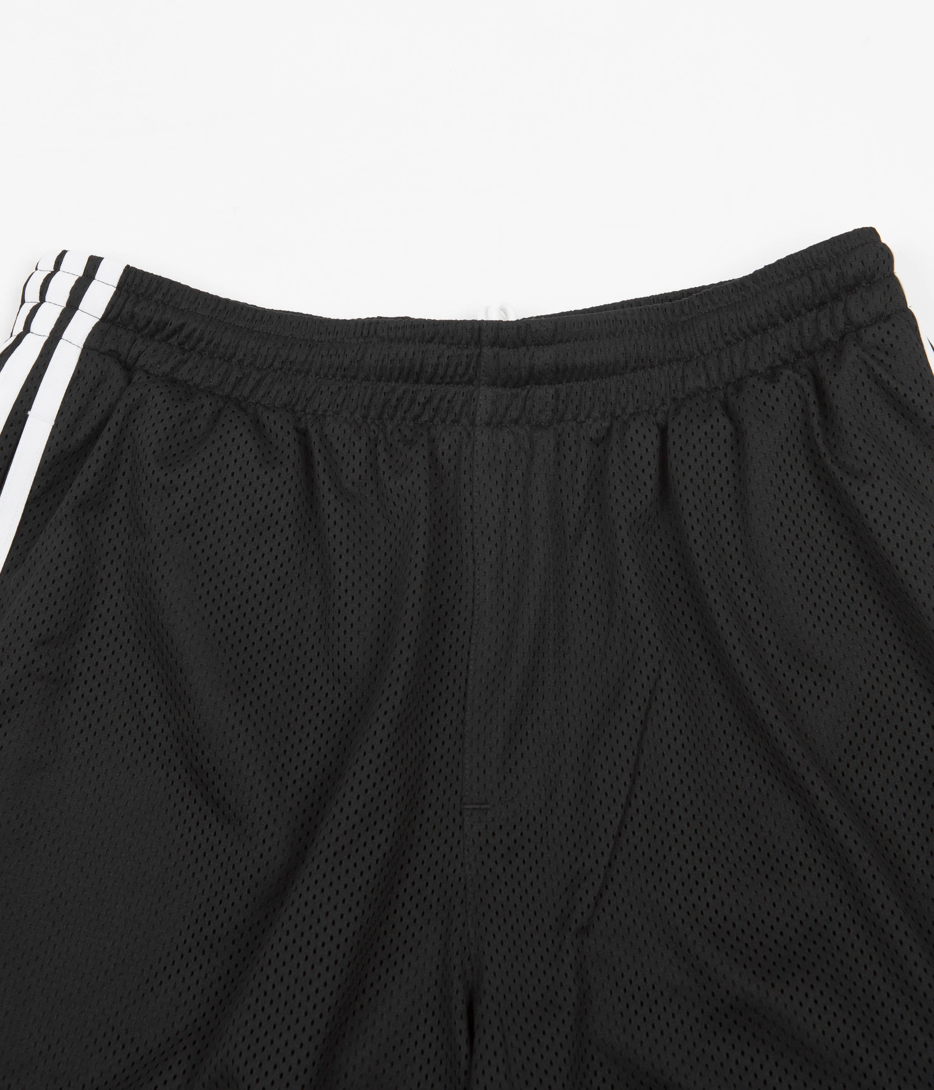 Adidas Mesh Shorts - Black / White / Pulse Lime - Image 6