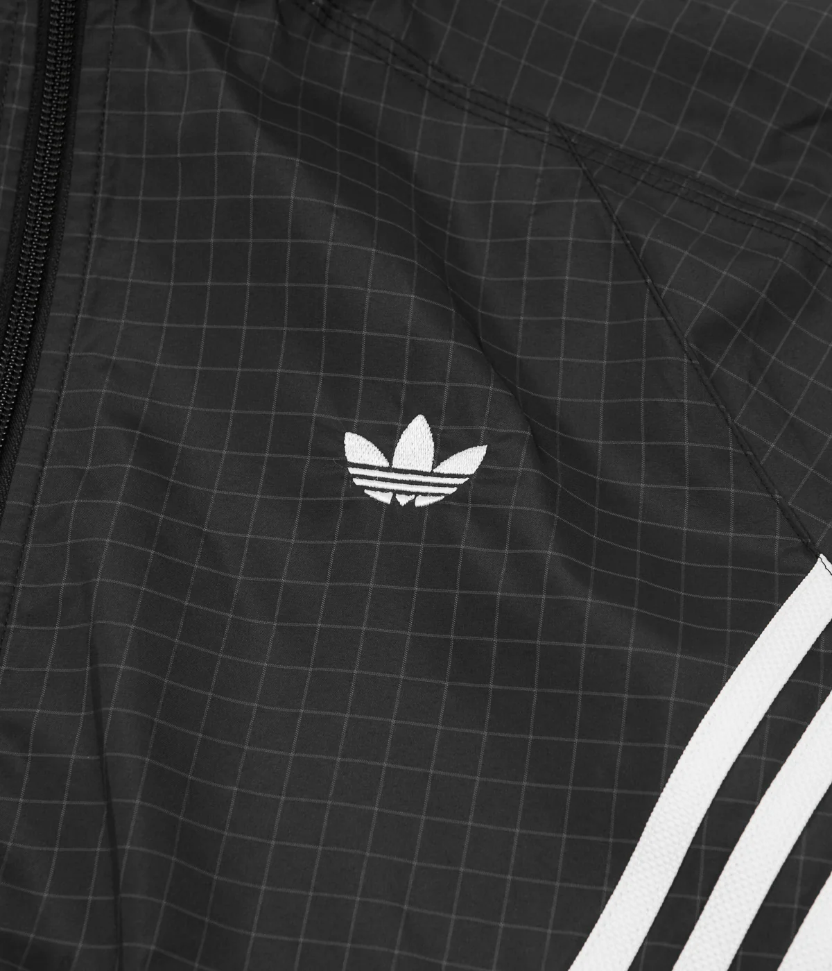 Adidas PB Workshop Windbreaker Jacket - Black / Grey 6 / White - Image 3