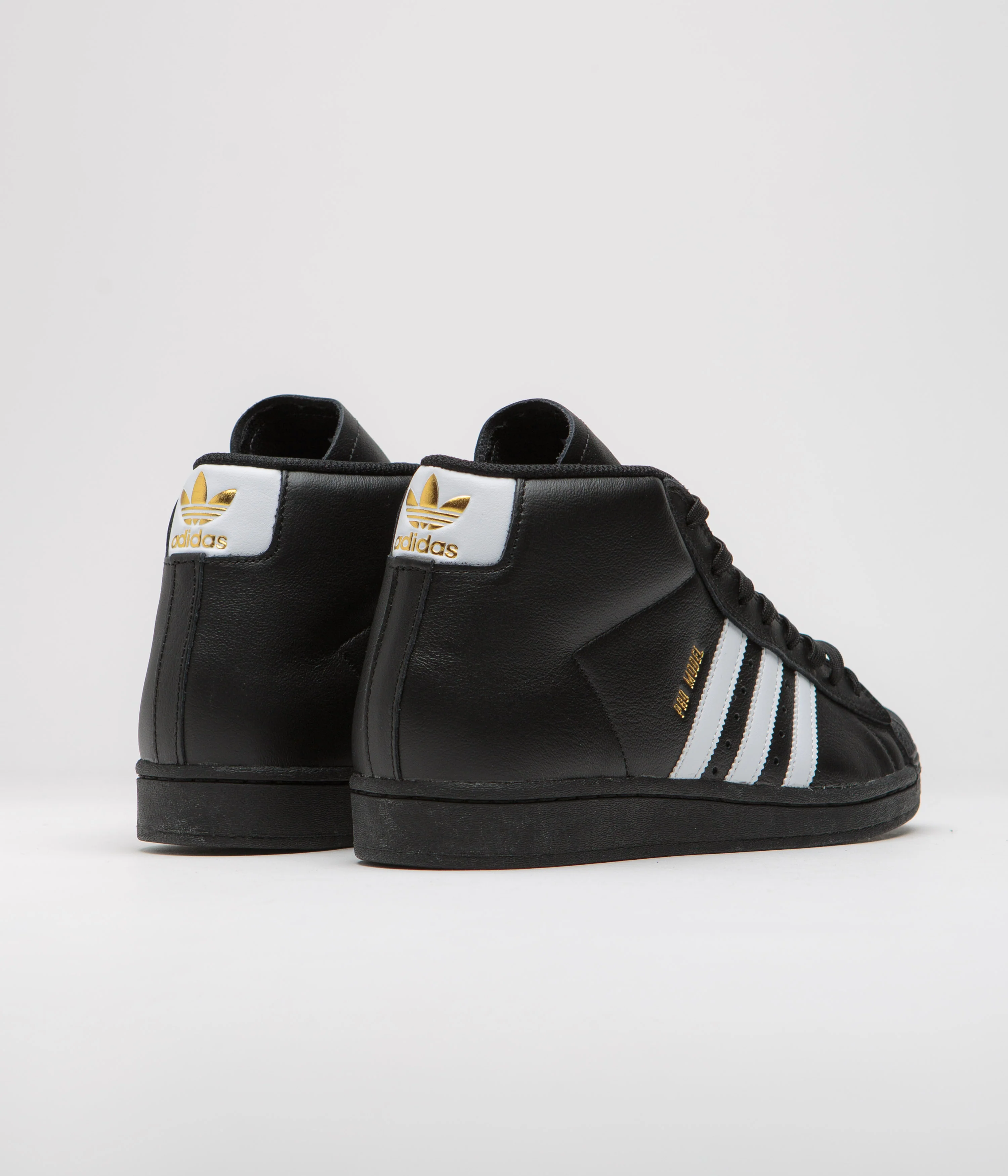 Adidas Pro Model ADV Shoes - Core Black / FTWR White / Gold Metallic - Image 4