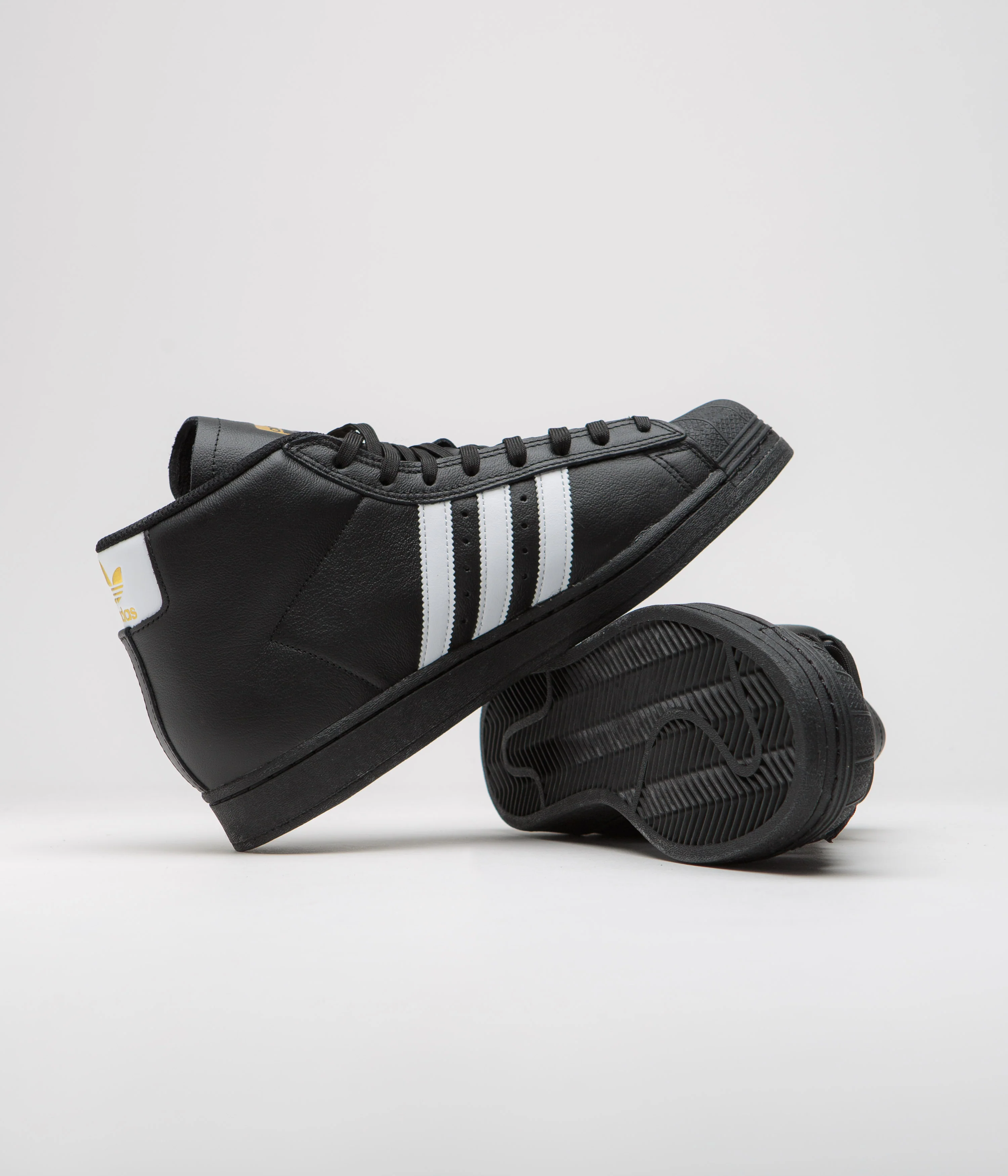 Adidas Pro Model ADV Shoes - Core Black / FTWR White / Gold Metallic - Image 5