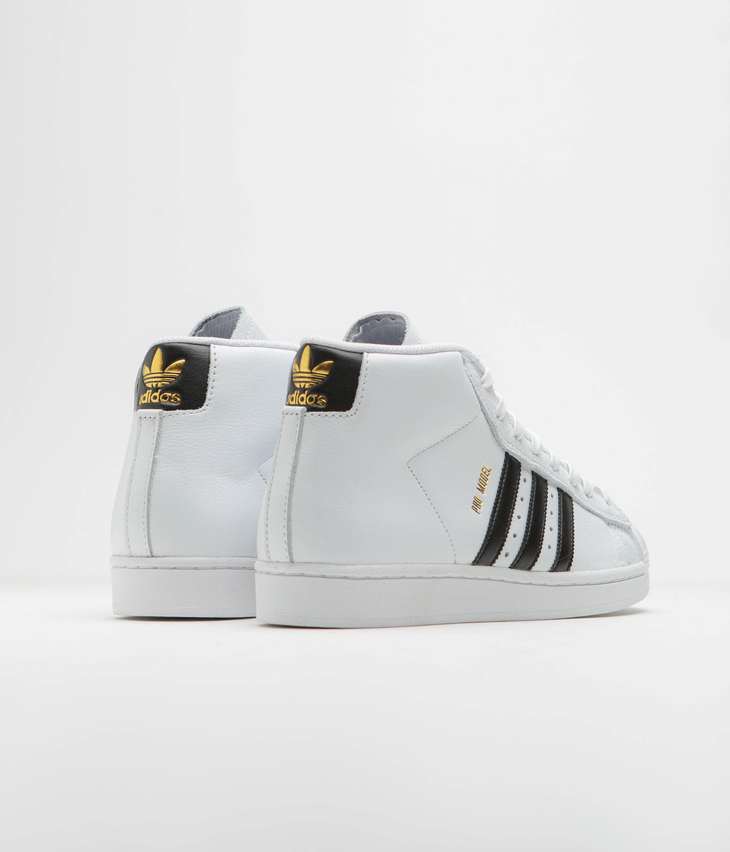 Adidas Pro Model ADV Shoes - FTWR White / Core Black / Gold Metallic - Image 4