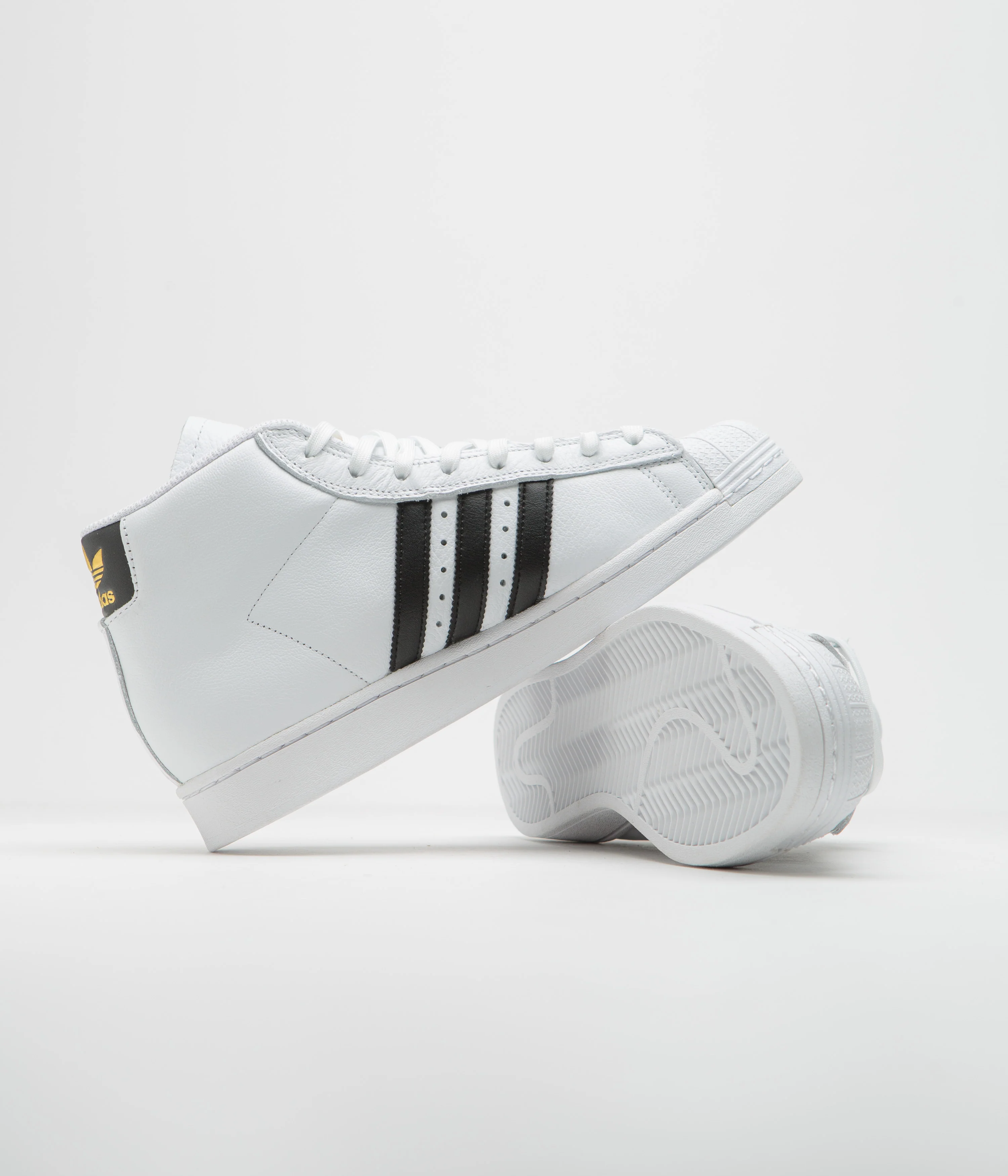 Adidas Pro Model ADV Shoes - FTWR White / Core Black / Gold Metallic - Image 5