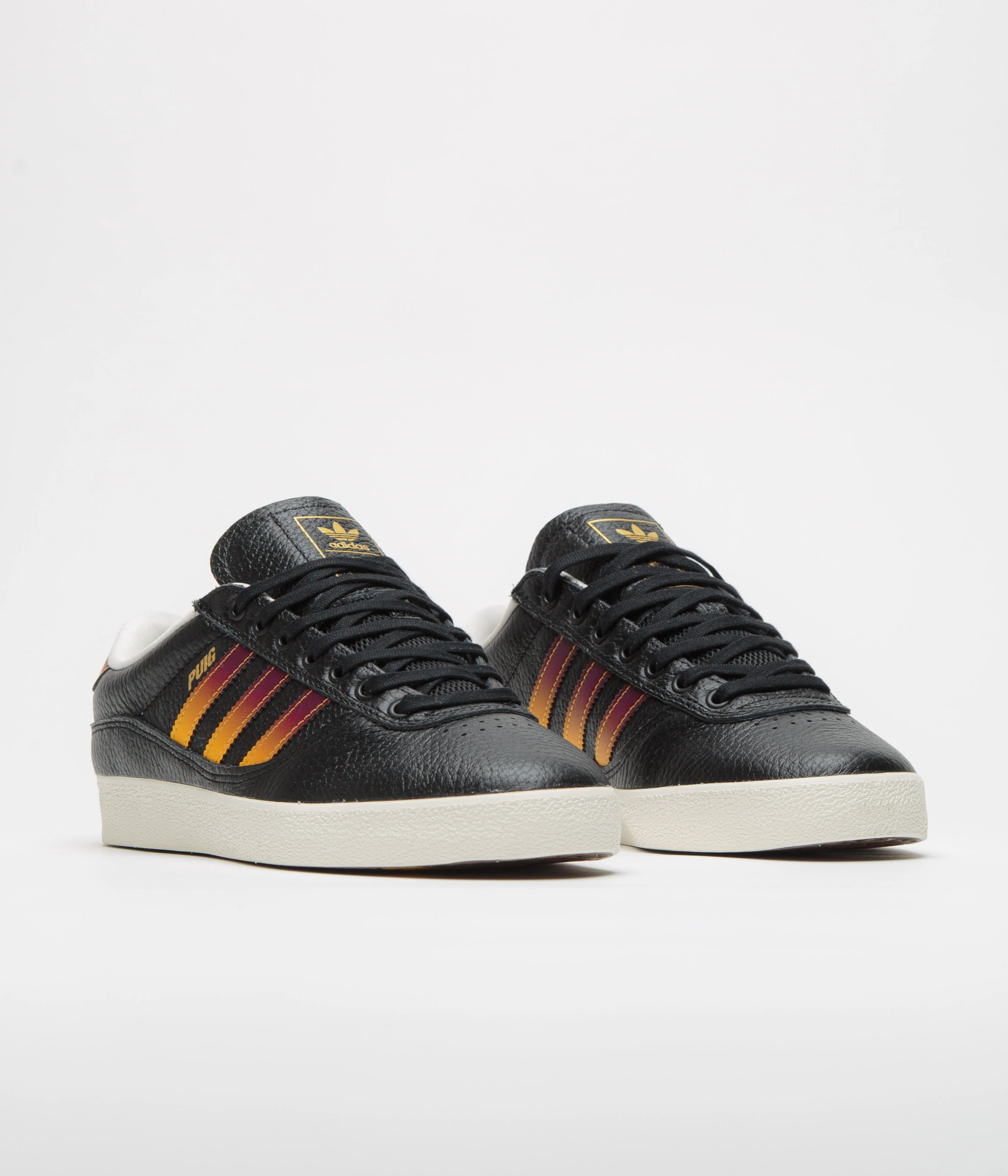 Adidas Puig Indoor Shoes - Core Black / Shadow Red / Crew Yellow - Image 2