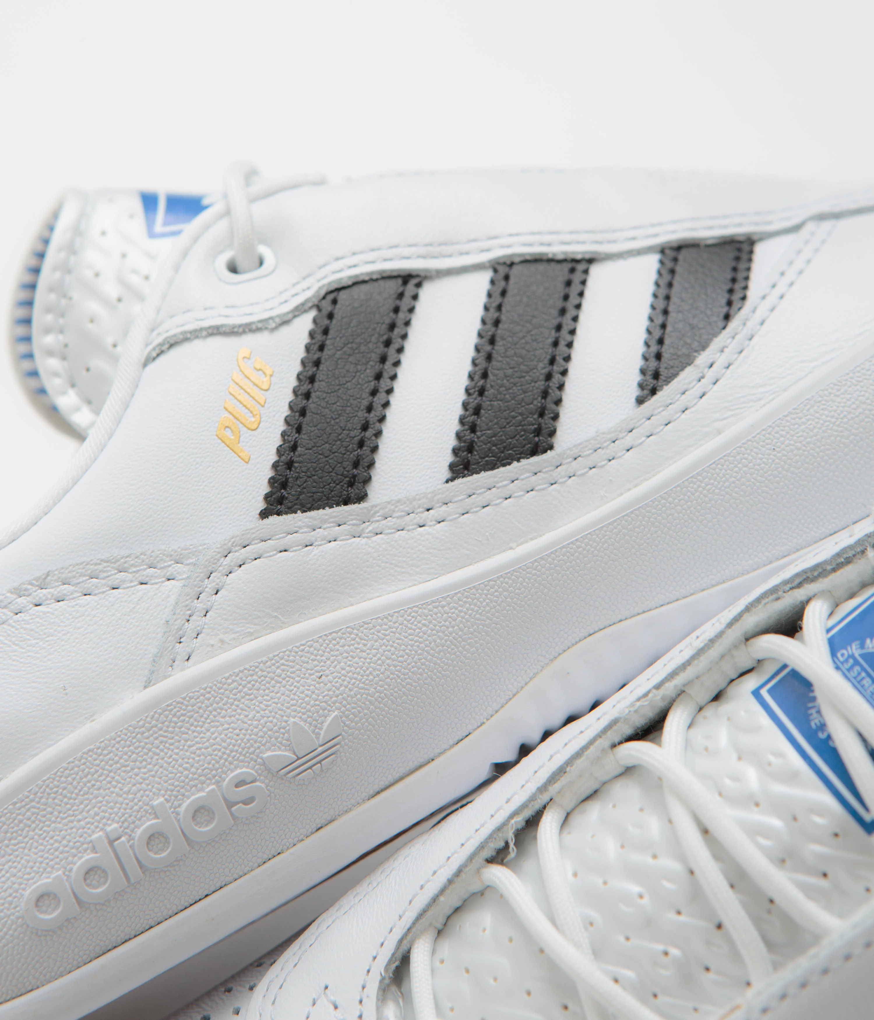 Adidas Puig Shoes - FTWR White / Core Black / Bluebird - Image 3
