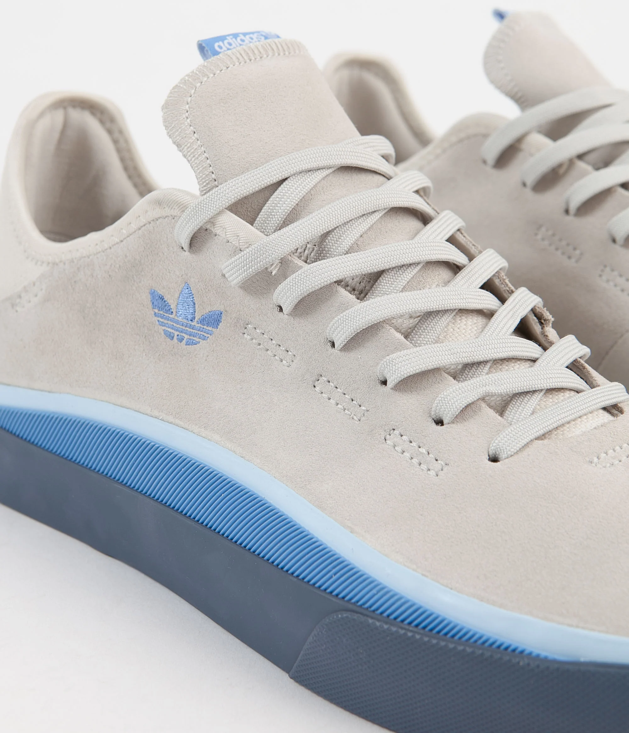 Adidas Sabalo Shoes - Raw White / Glow Blue / Real Blue - Image 3
