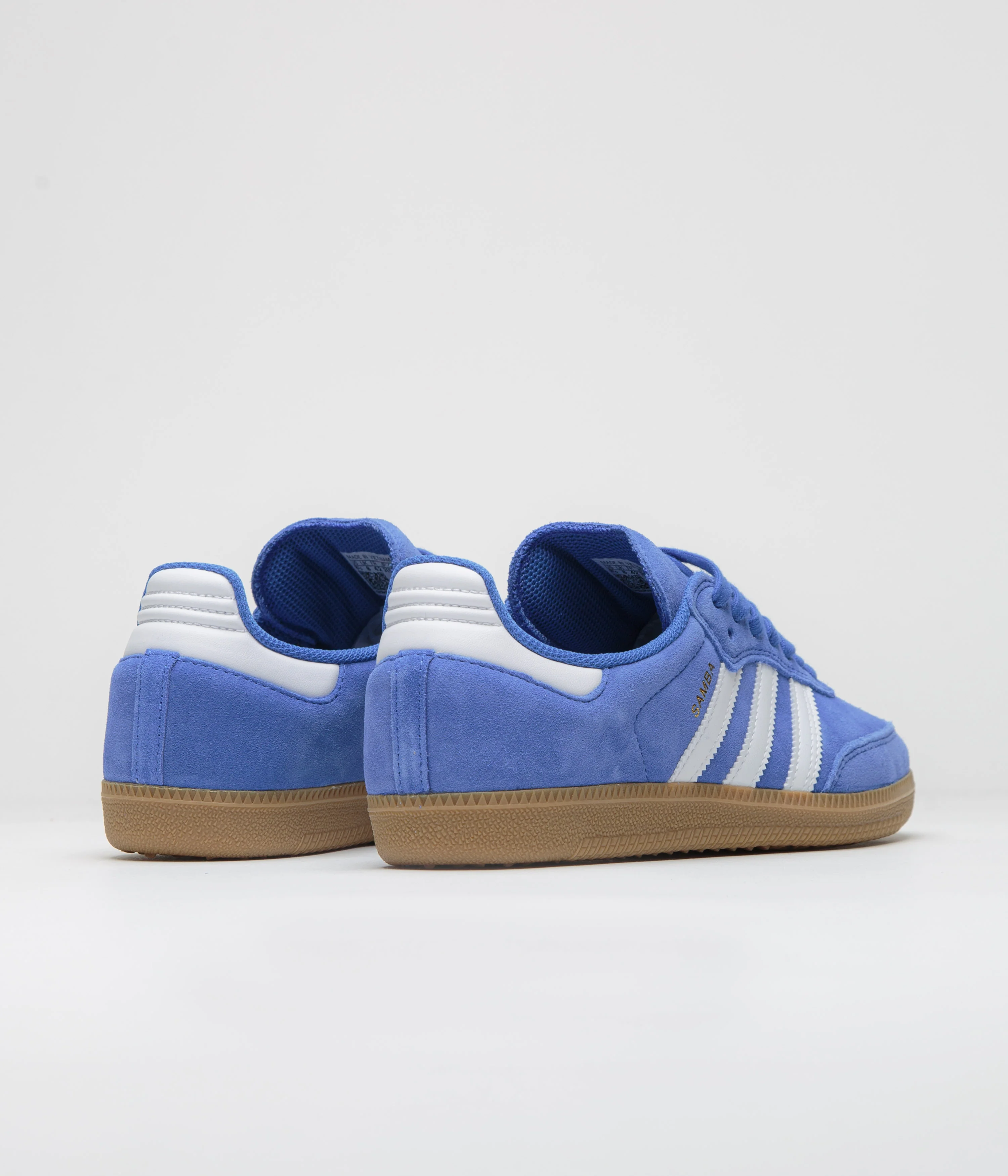 Adidas Samba ADV Shoes - Bluebird / Cloud White / Gold Metallic - Image 5