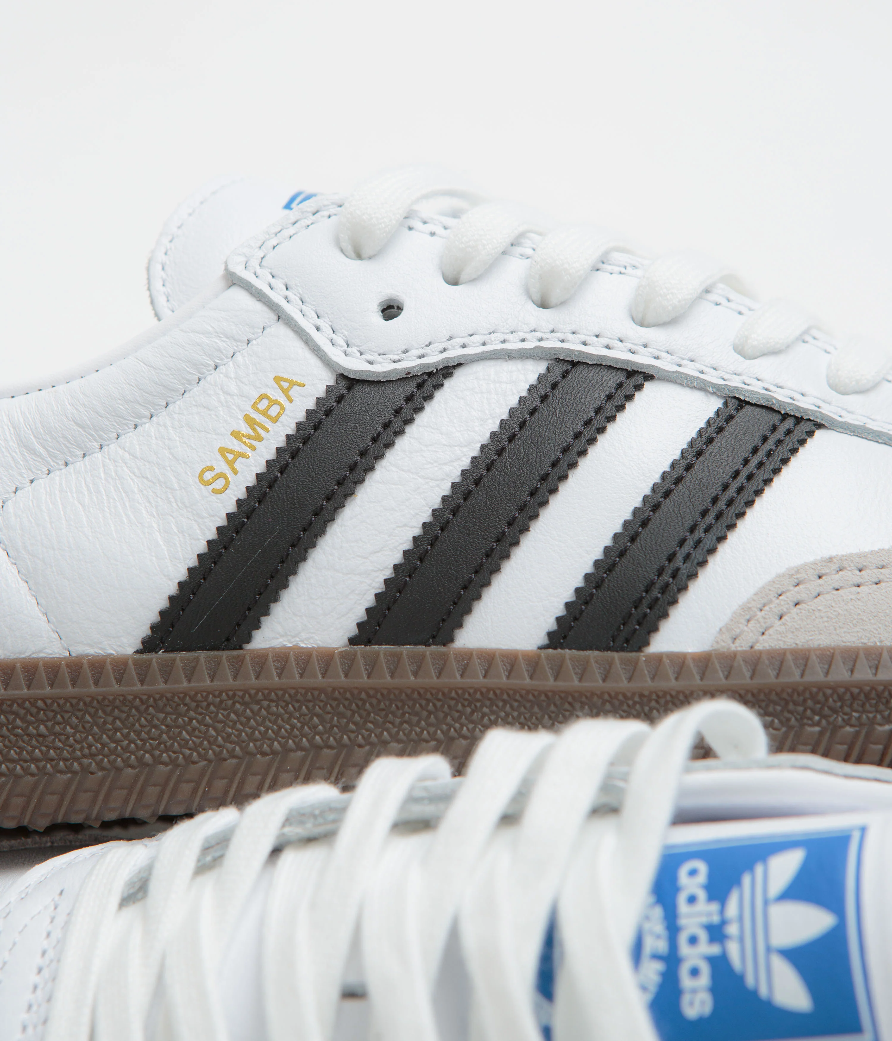 Adidas Samba ADV Shoes - FTWR White / Core Black / Gum5 - Image 3