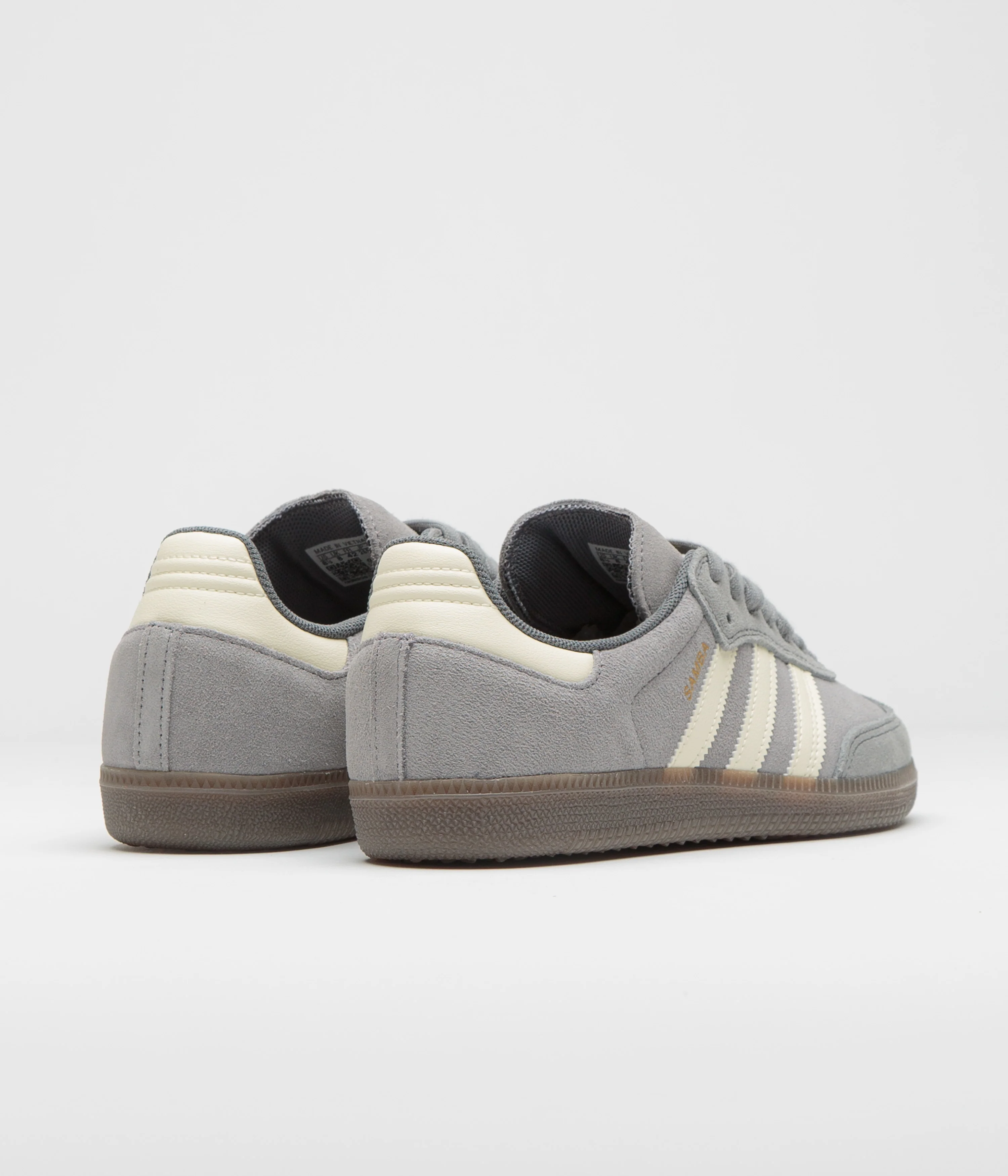 Adidas Samba ADV Shoes - Grey Four / Cream White / Grey Three - Image 4