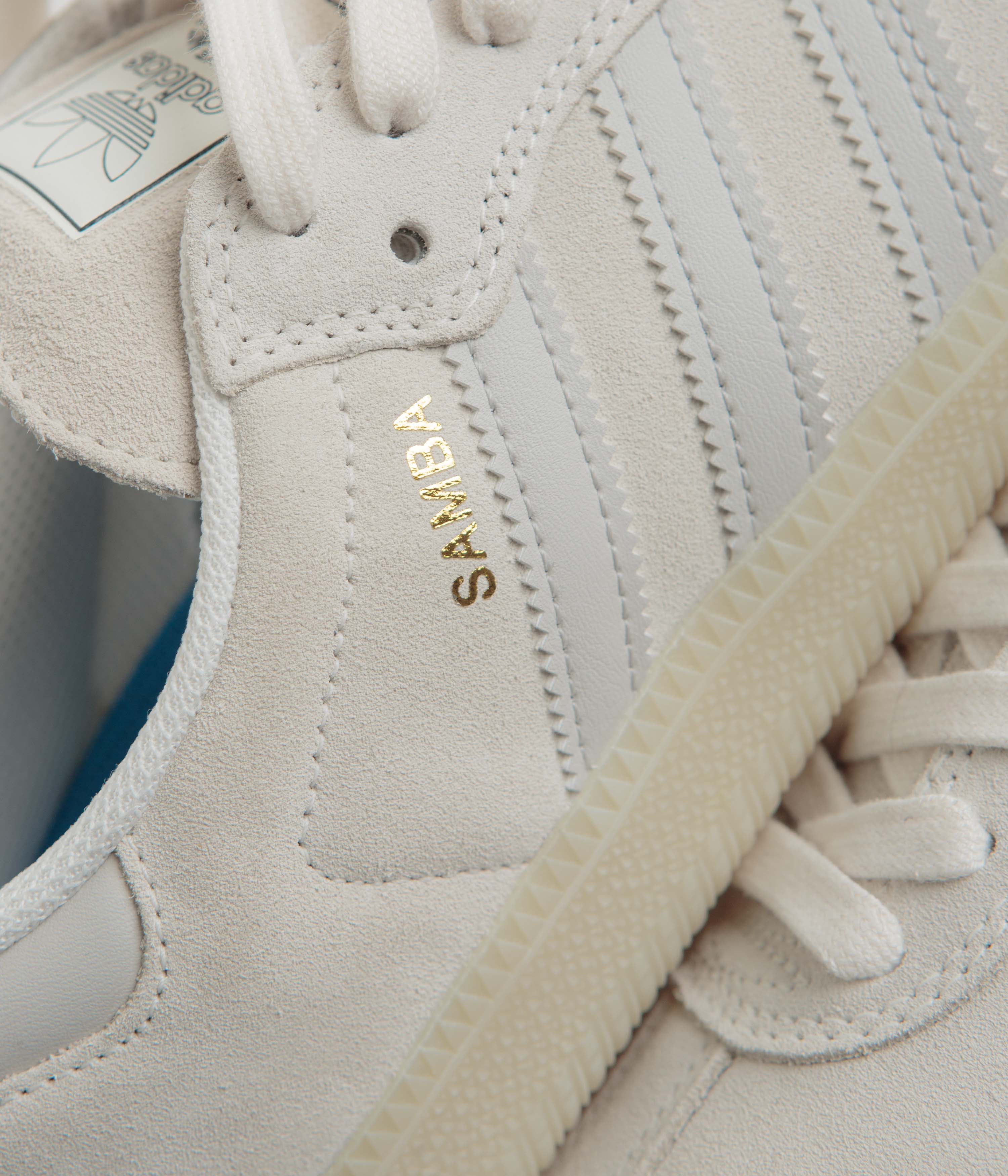 Adidas Samba Shoes - Chalk White / Grey One / Carbon - Image 3
