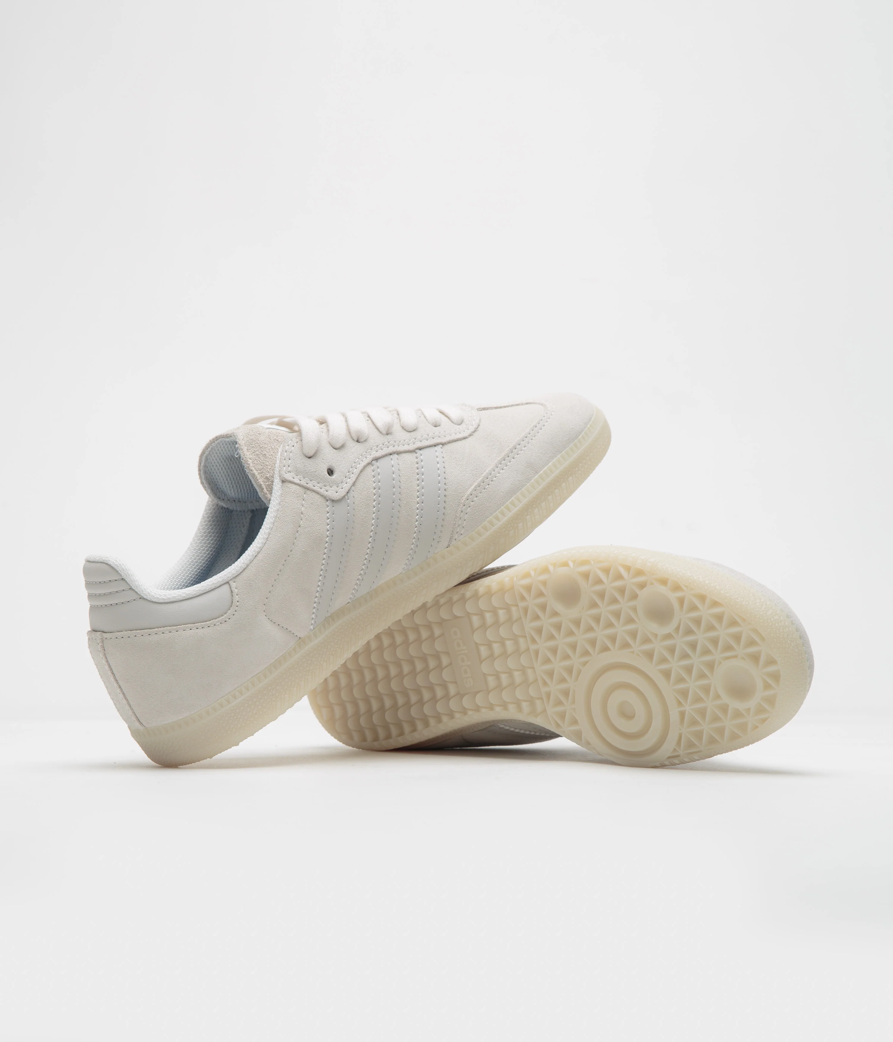 Adidas Samba Shoes - Chalk White / Grey One / Carbon - Image 5
