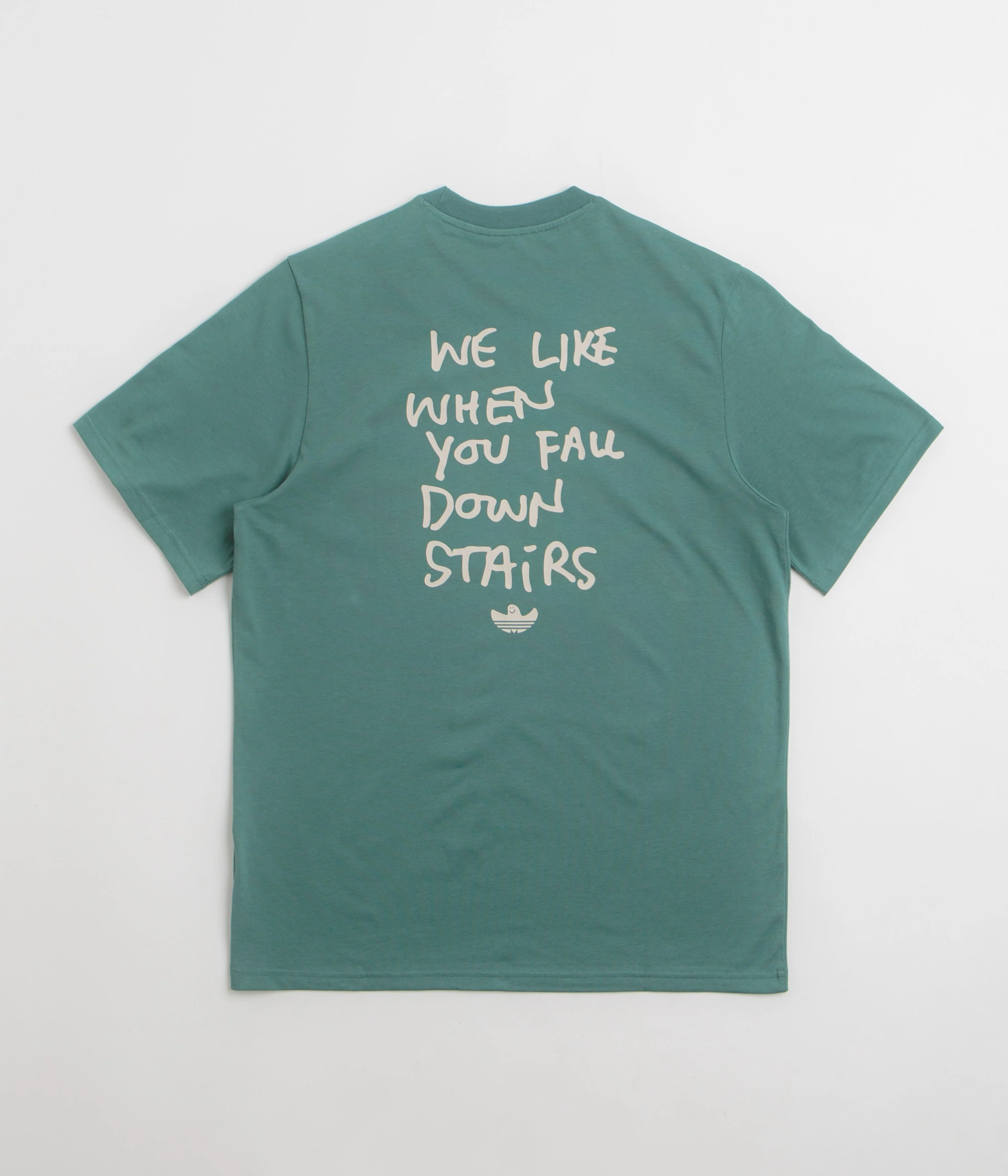 Adidas Shmoofoil Stairs T-Shirt - Preloved Teal / Alumina