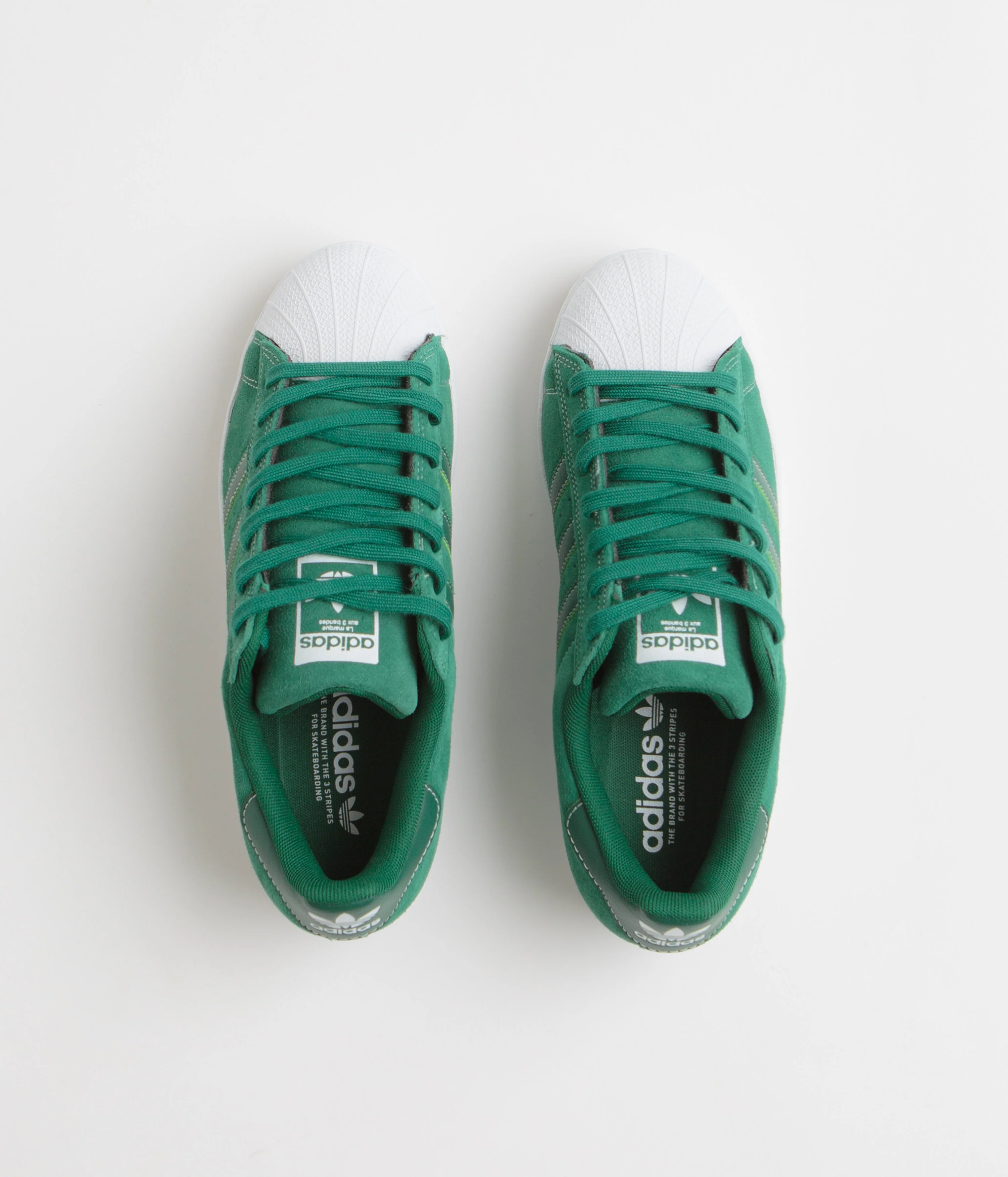 Adidas Superstar ADV Shoes - Collegiate Green / FTWR White / Collegiate Green - Image 7