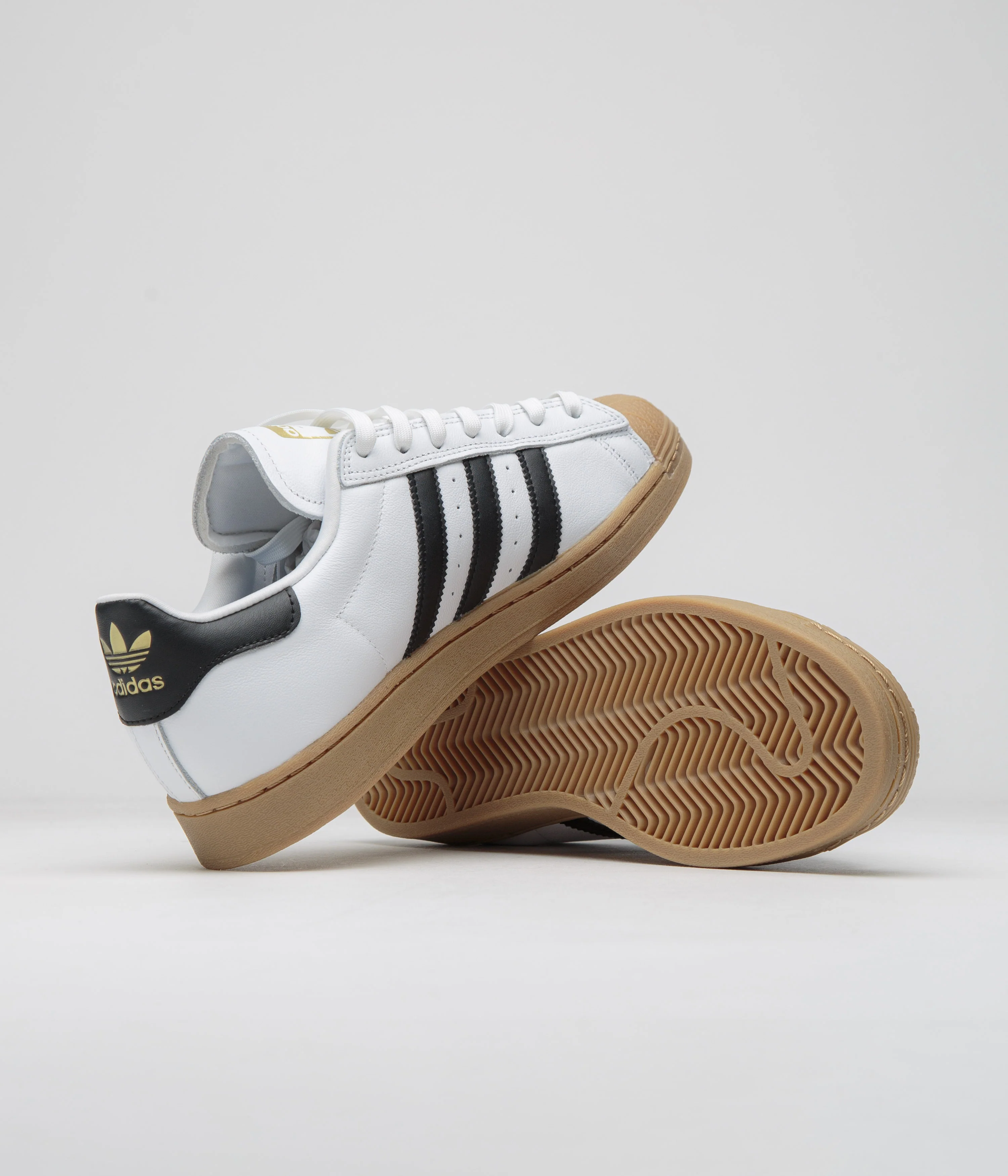 Adidas Superstar ADV Shoes - FTWR White / Core Black / Gum4 - Image 6
