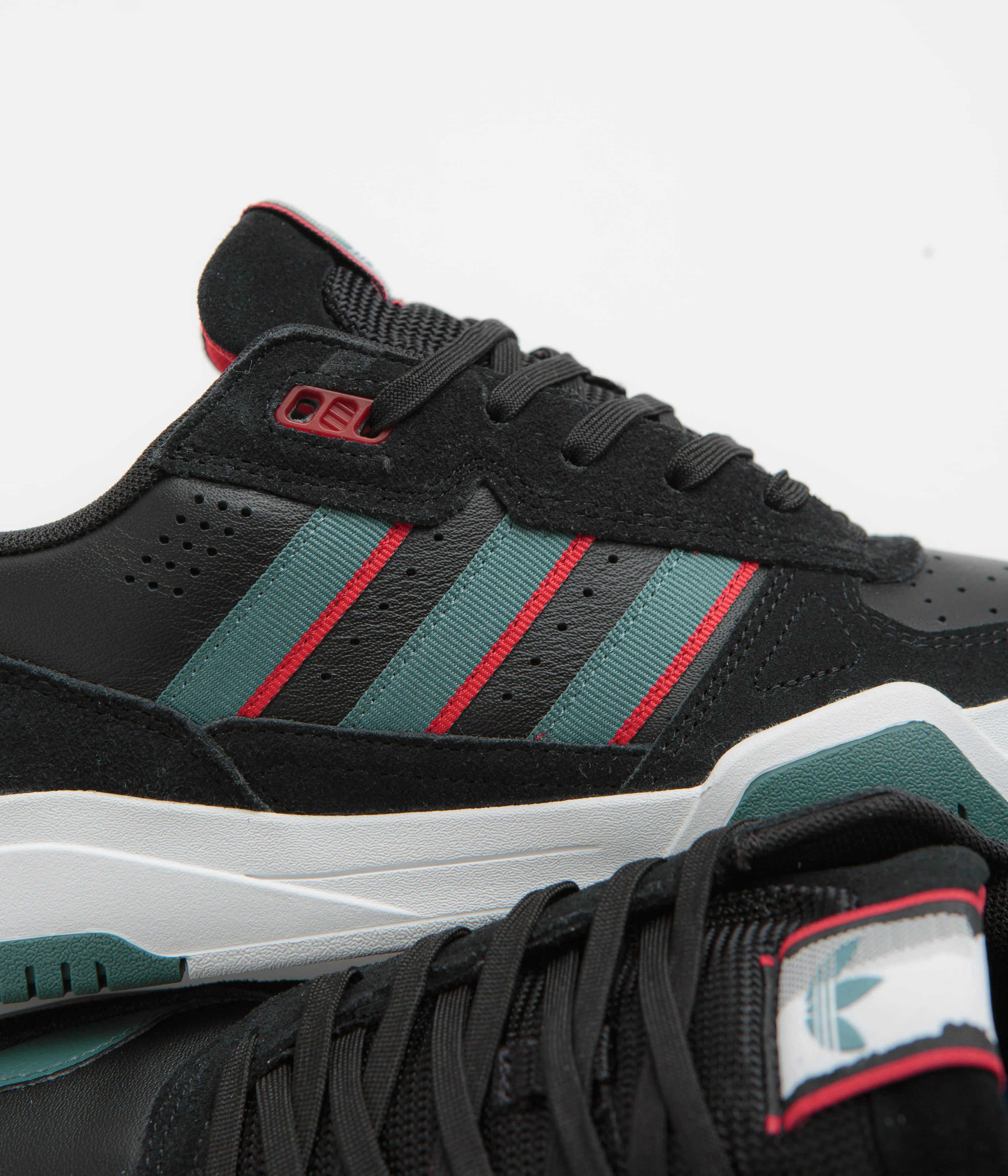 Adidas Tekkira Cup Shoes - Core Black / Preloved Teal / Better Scarlet - Image 3