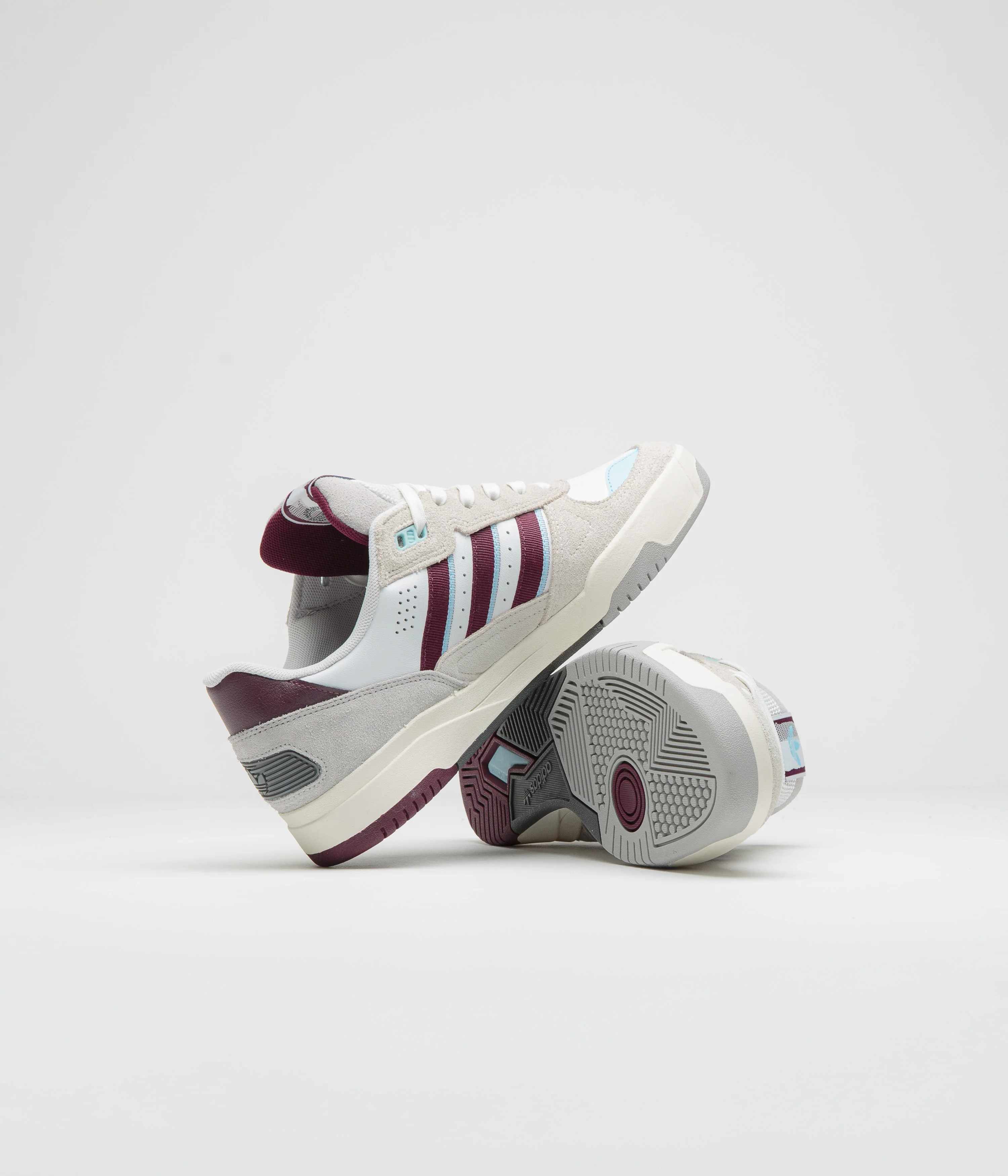 Adidas Tekkira Cup Shoes - FTWR White / Maroon / Clear Sky - Image 5