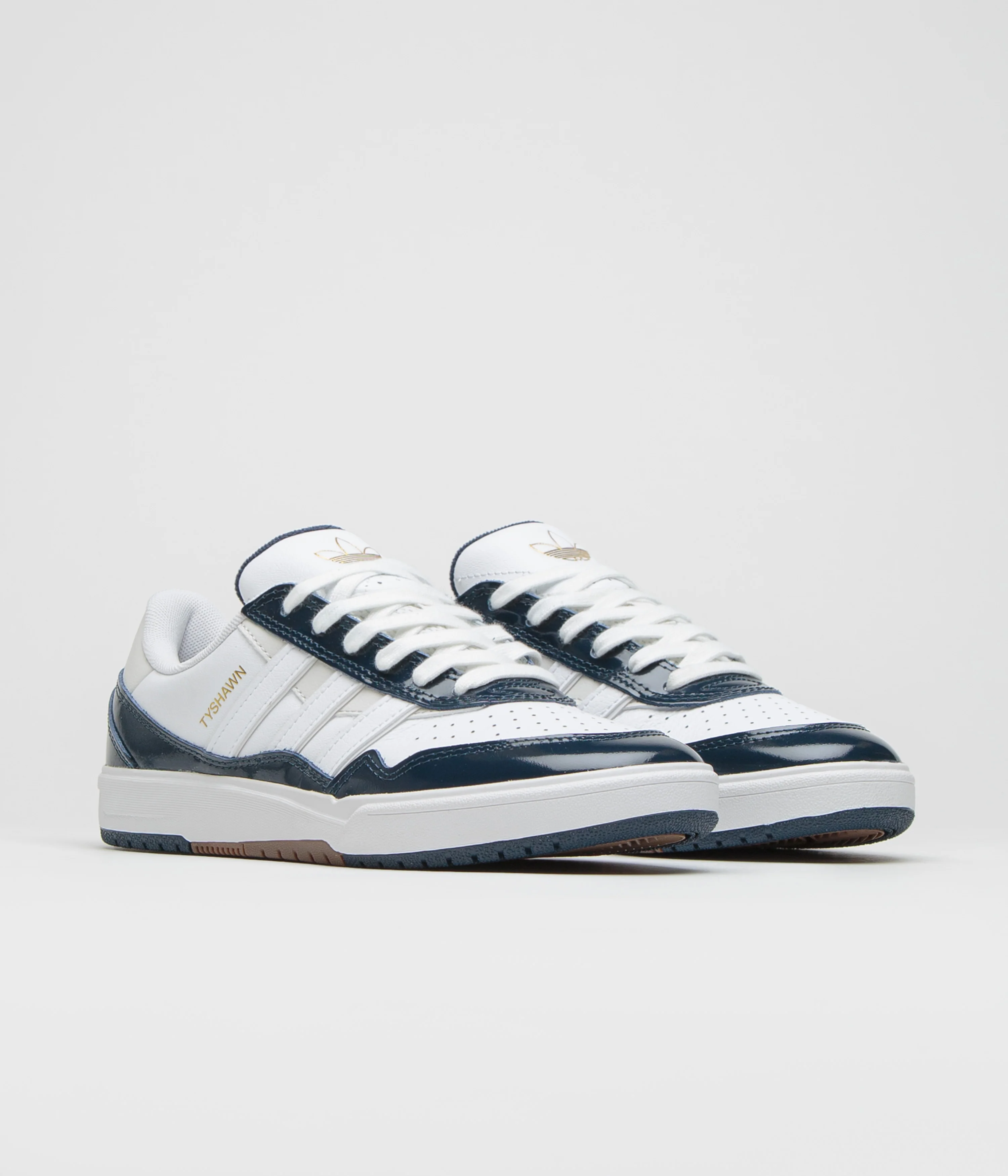 Adidas Tyshawn II Shoes - Collegiate Navy / FTWR White / Grey One - Image 2