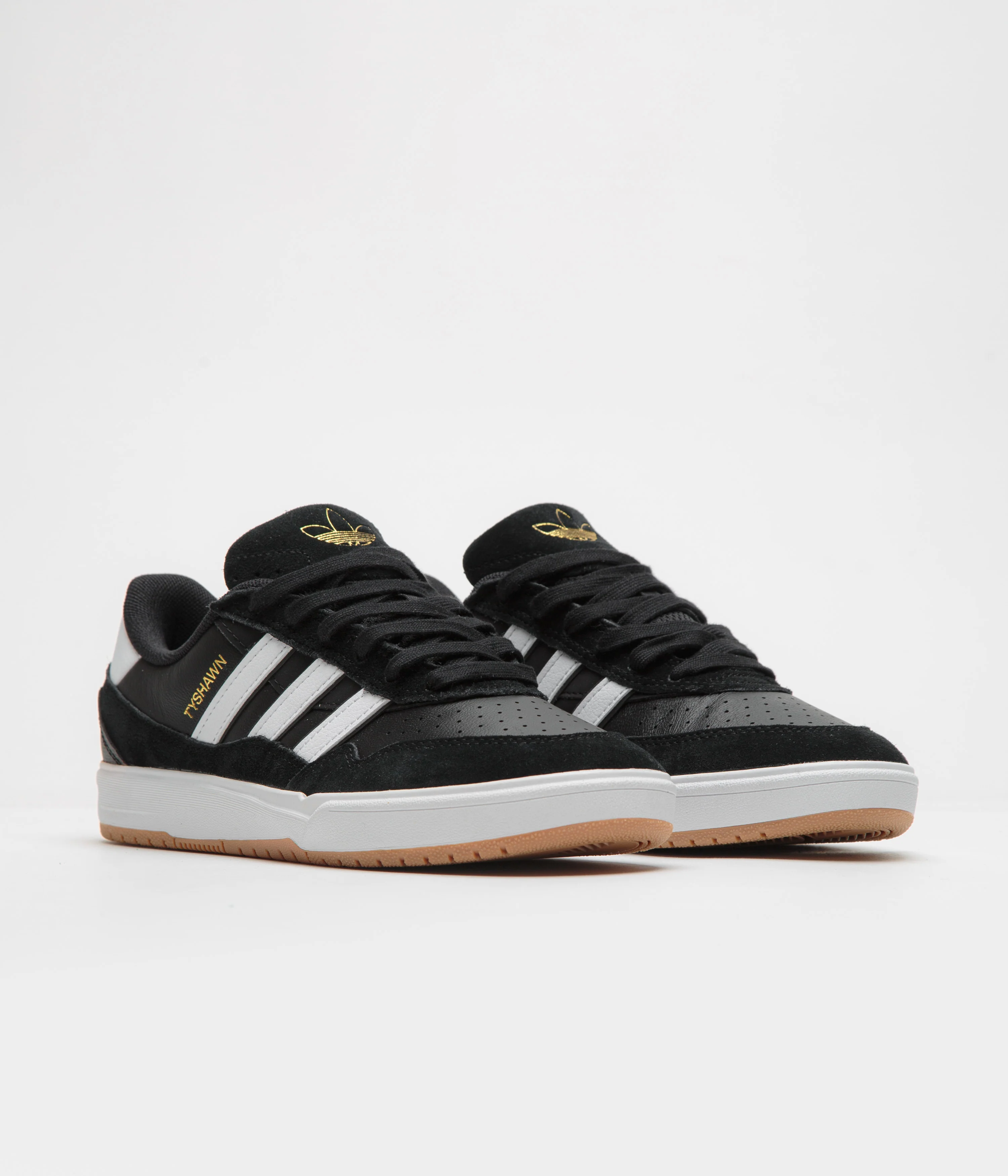 Adidas Tyshawn II Shoes - Core Black / FTWR White / Gum4 - Image 2