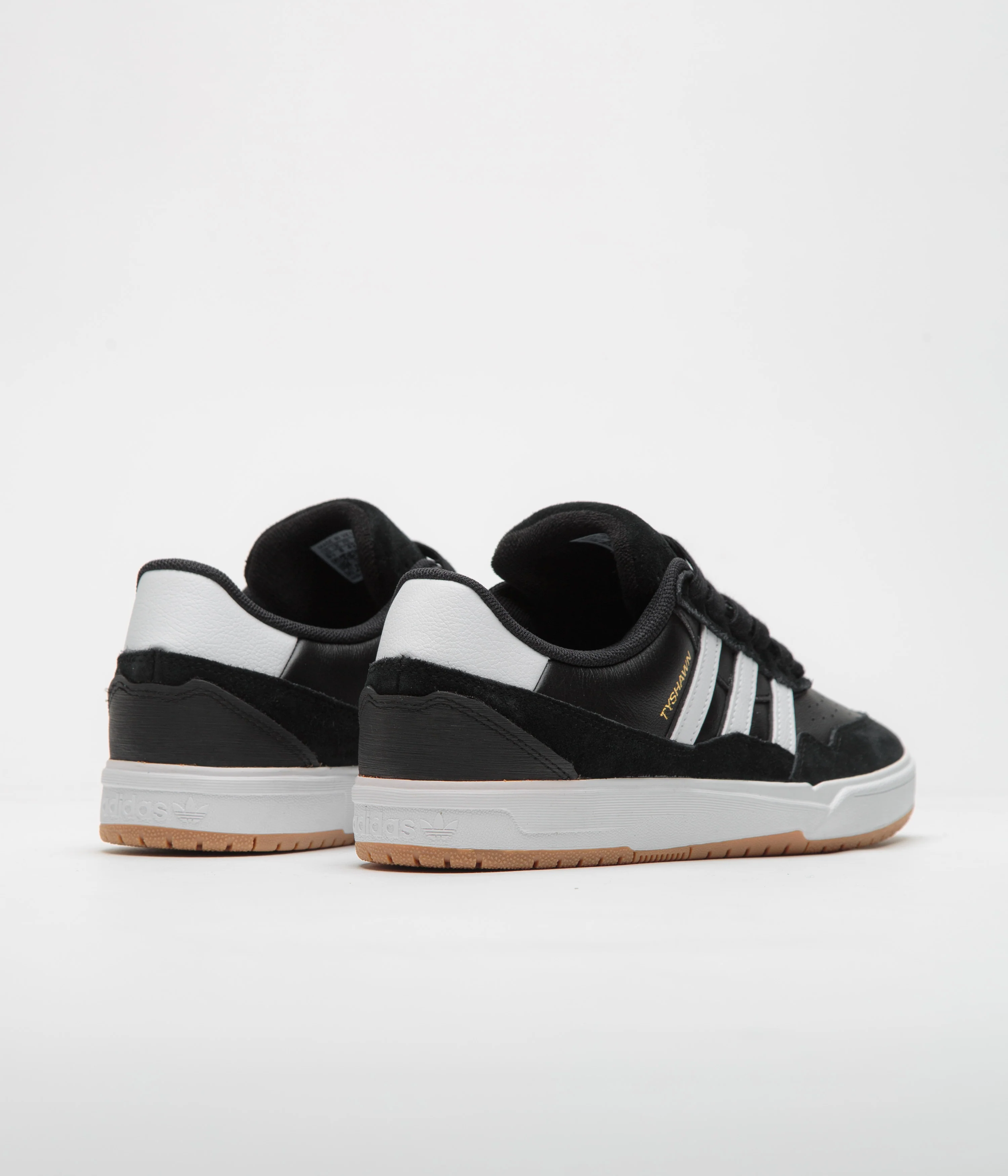 Adidas Tyshawn II Shoes - Core Black / FTWR White / Gum4 - Image 4