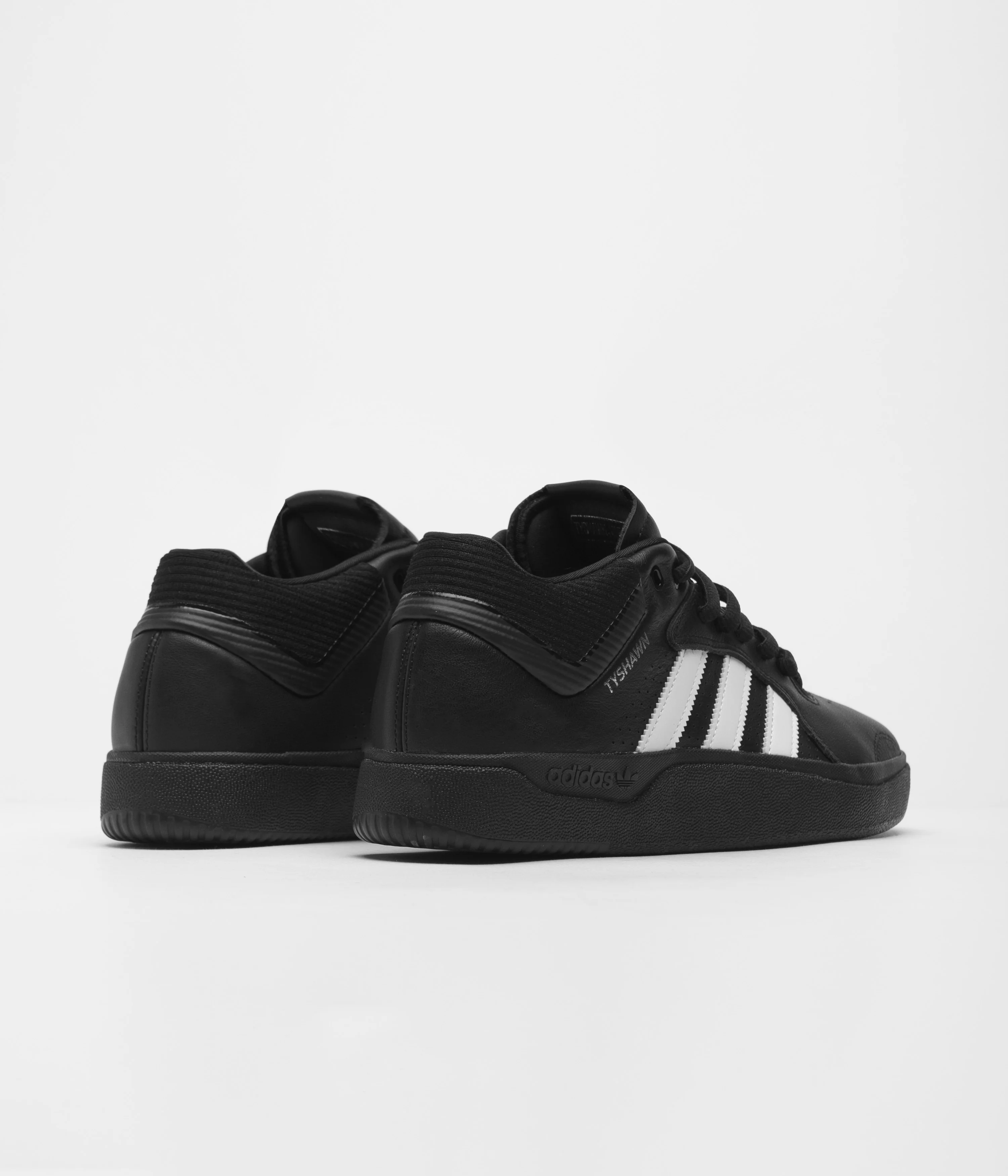Adidas Tyshawn Shoes - Core Black / FTWR White / Gold Metallic / Black - Image 4