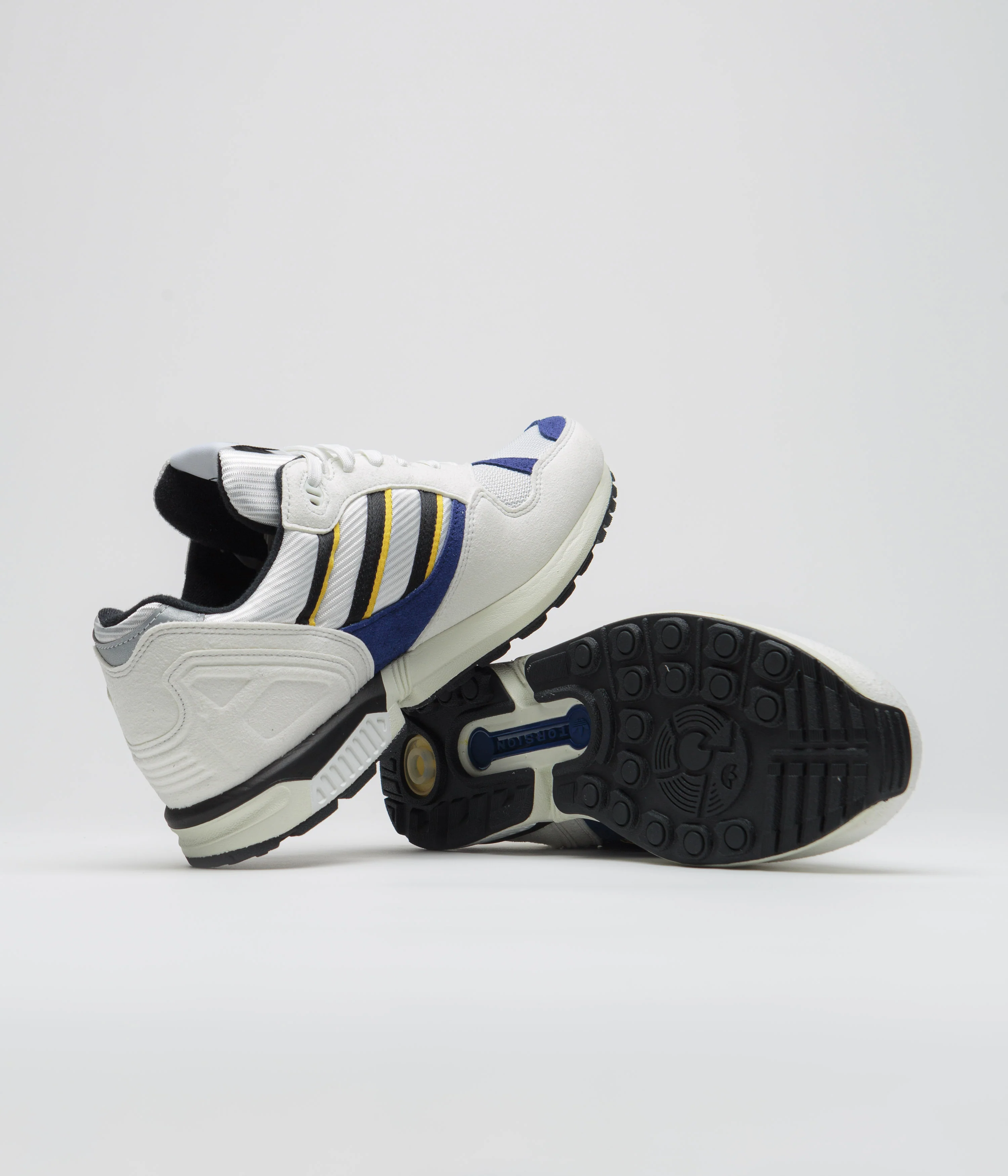 Adidas x Civilist ZX 6001 B Shoes - Crystal White / Core Black / Bold Gold - Image 5