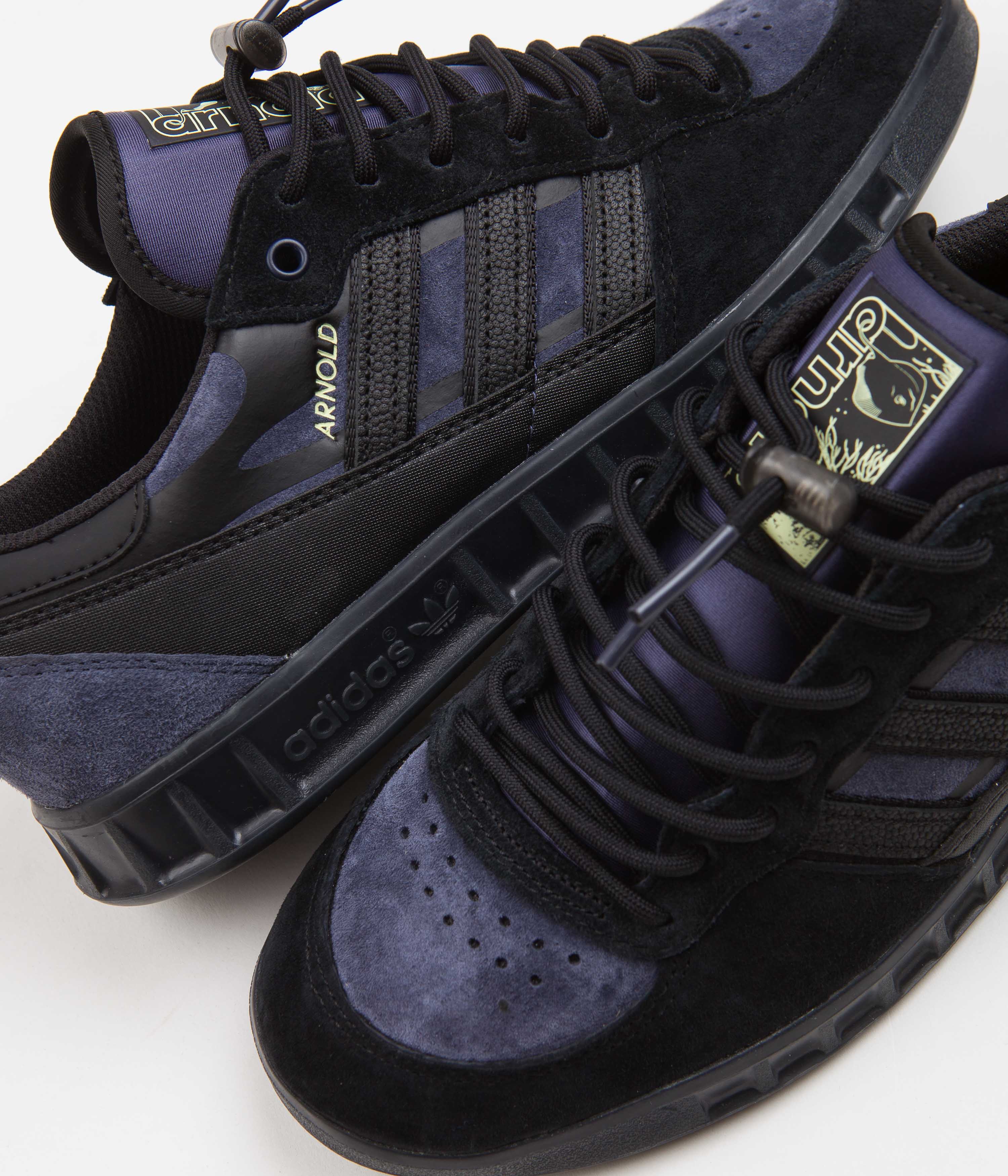 Adidas x Mike Arnold Handball Top Shoes - Core Black / Shadow Navy / Pulse Yellow - Image 3