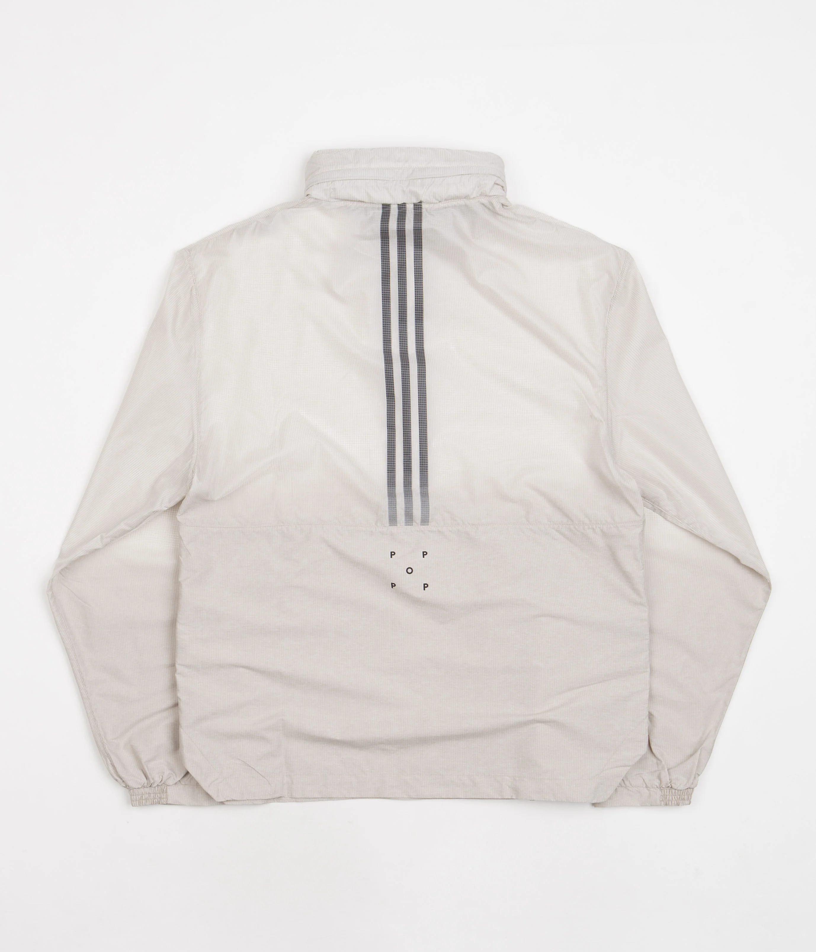 Adidas x Pop Trading Company Tech Jacket - Clay Brown / Black - Image 4