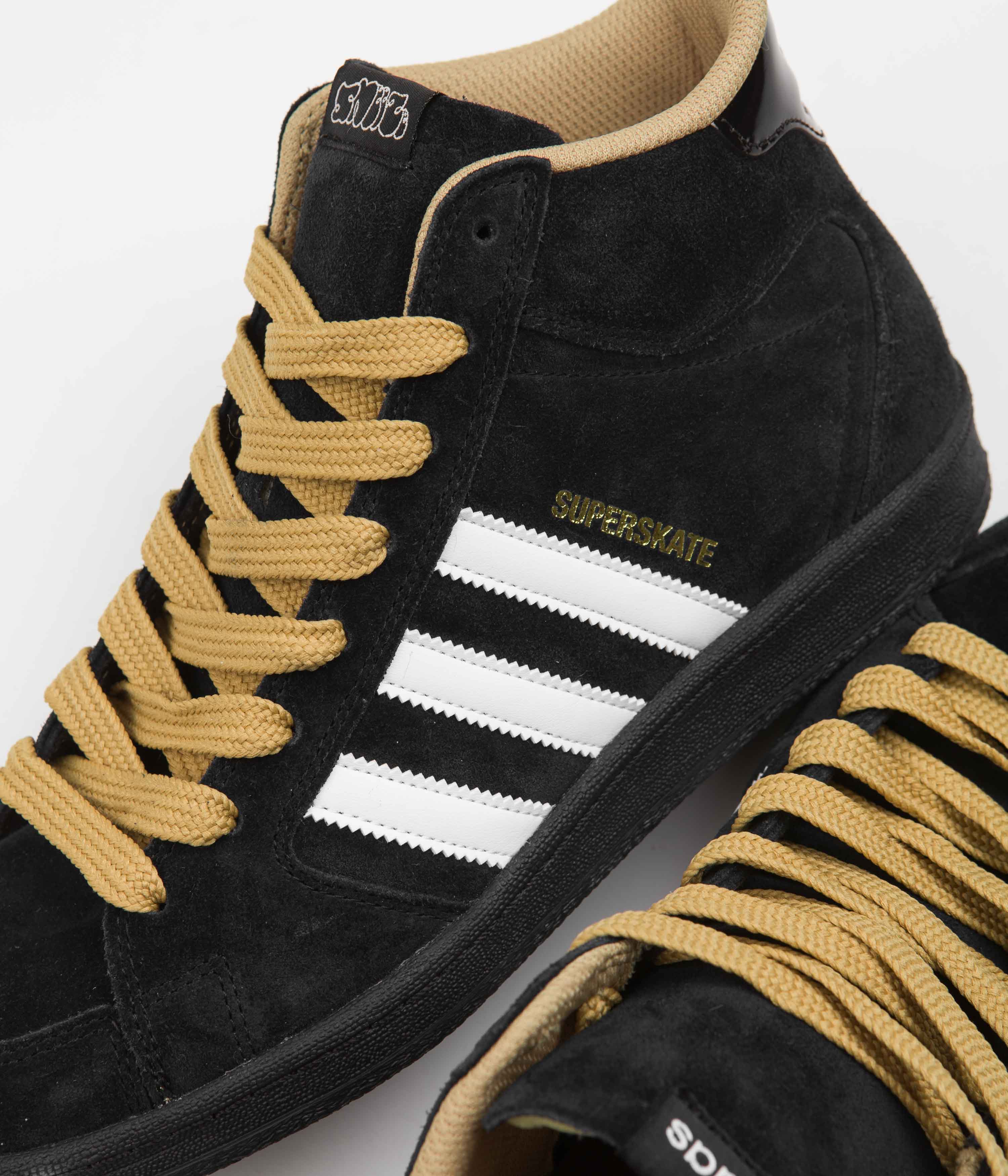 Adidas x Sneeze Superskate Shoes - Core Black / FTWR White / Golden Beige - Image 3