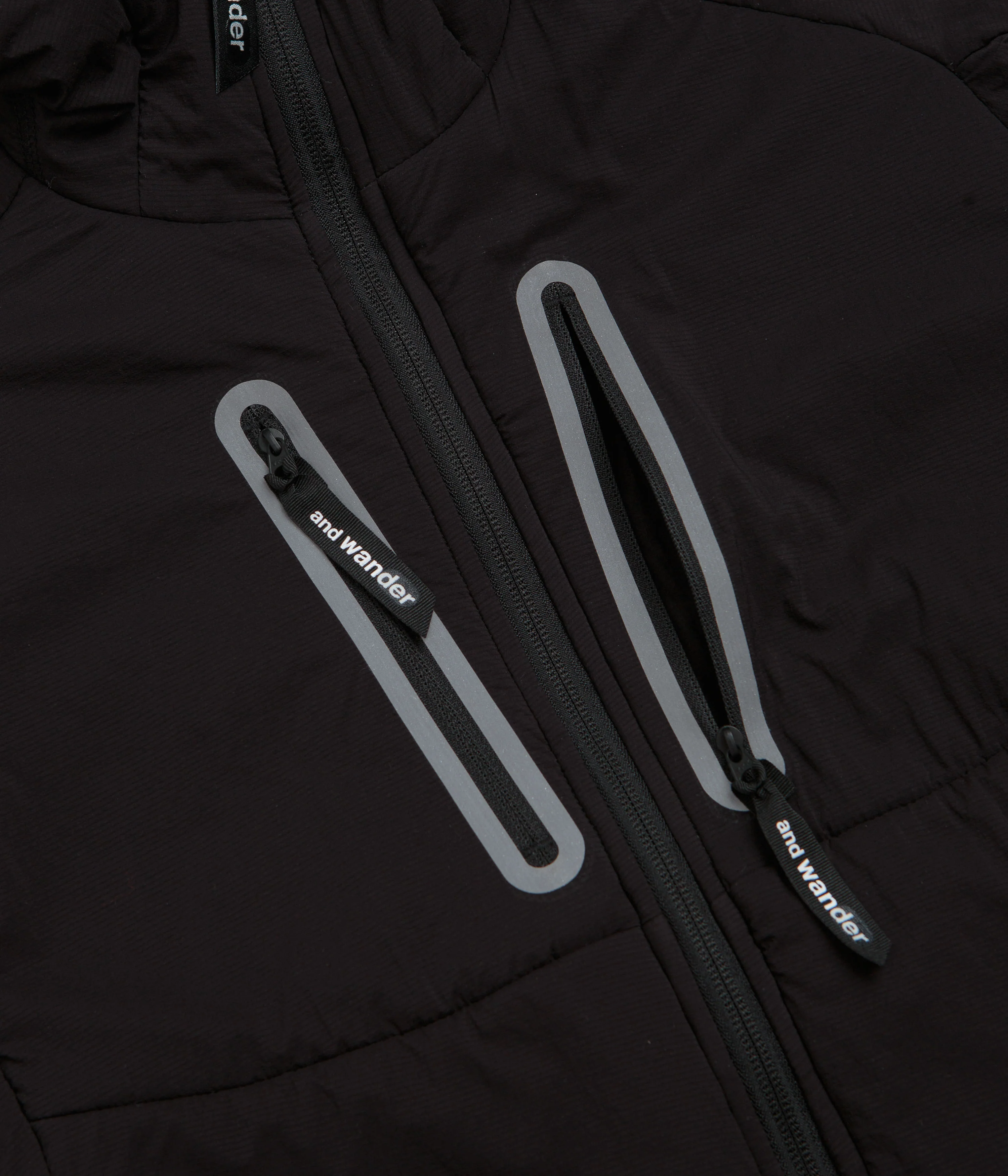 and wander Alpha Air Full Zip Hoodie - Black - Image 6