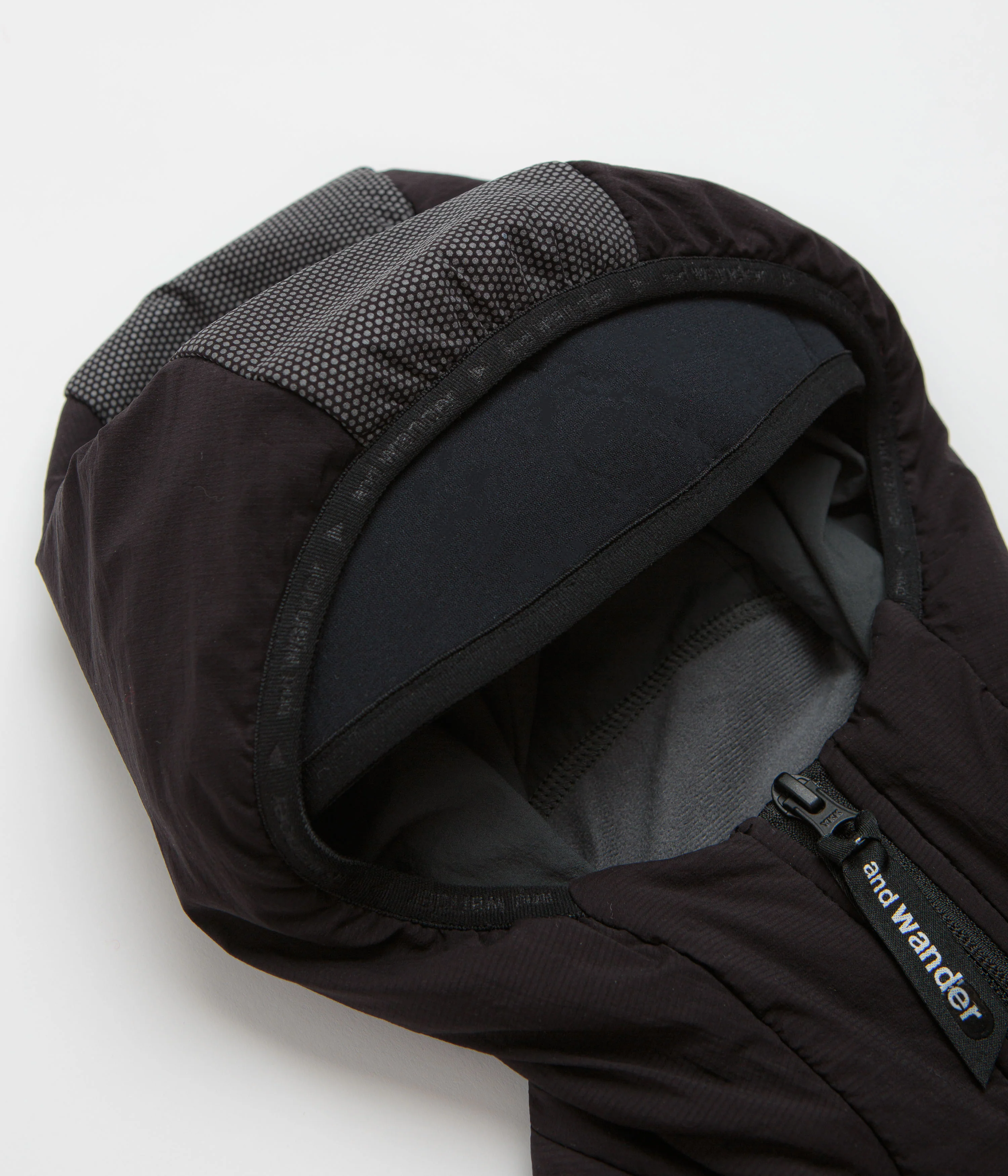and wander Alpha Air Full Zip Hoodie - Black - Image 7