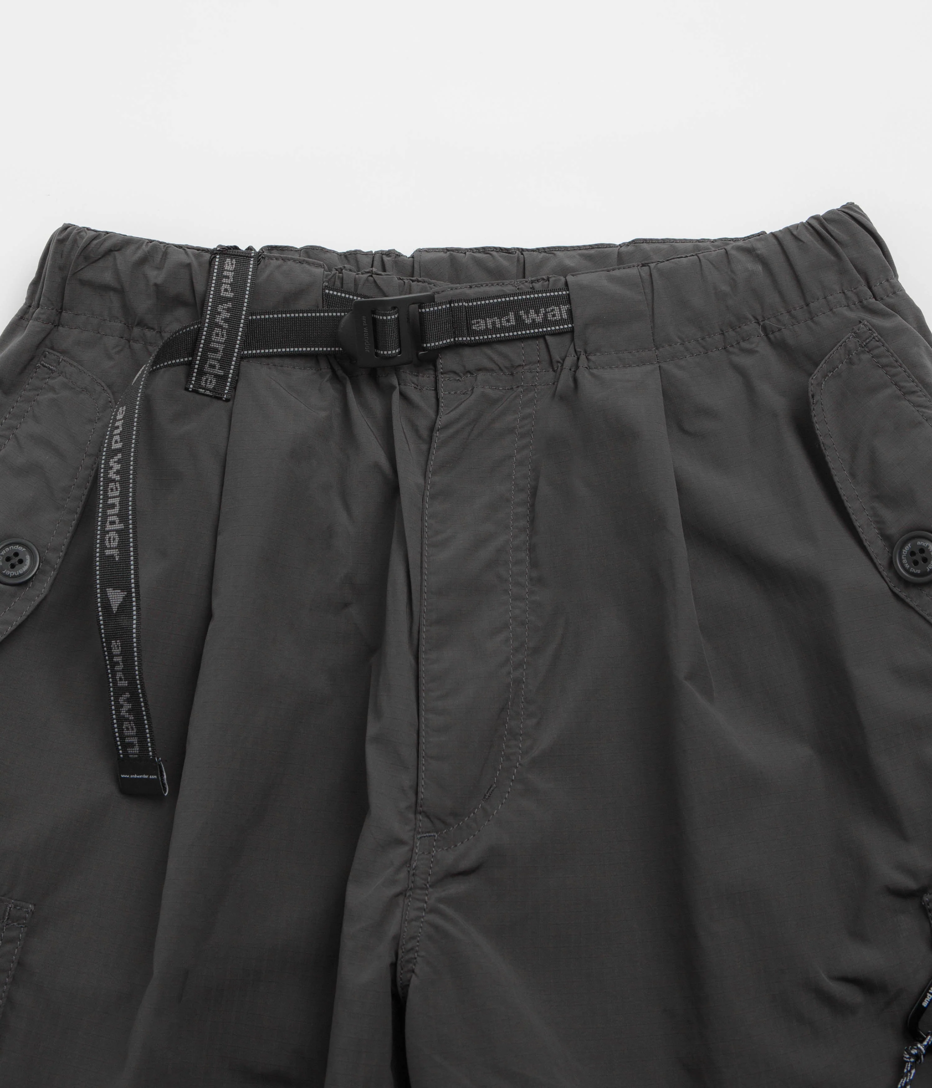 and wander Oversized Cargo Pants - Charcoal - Image 4