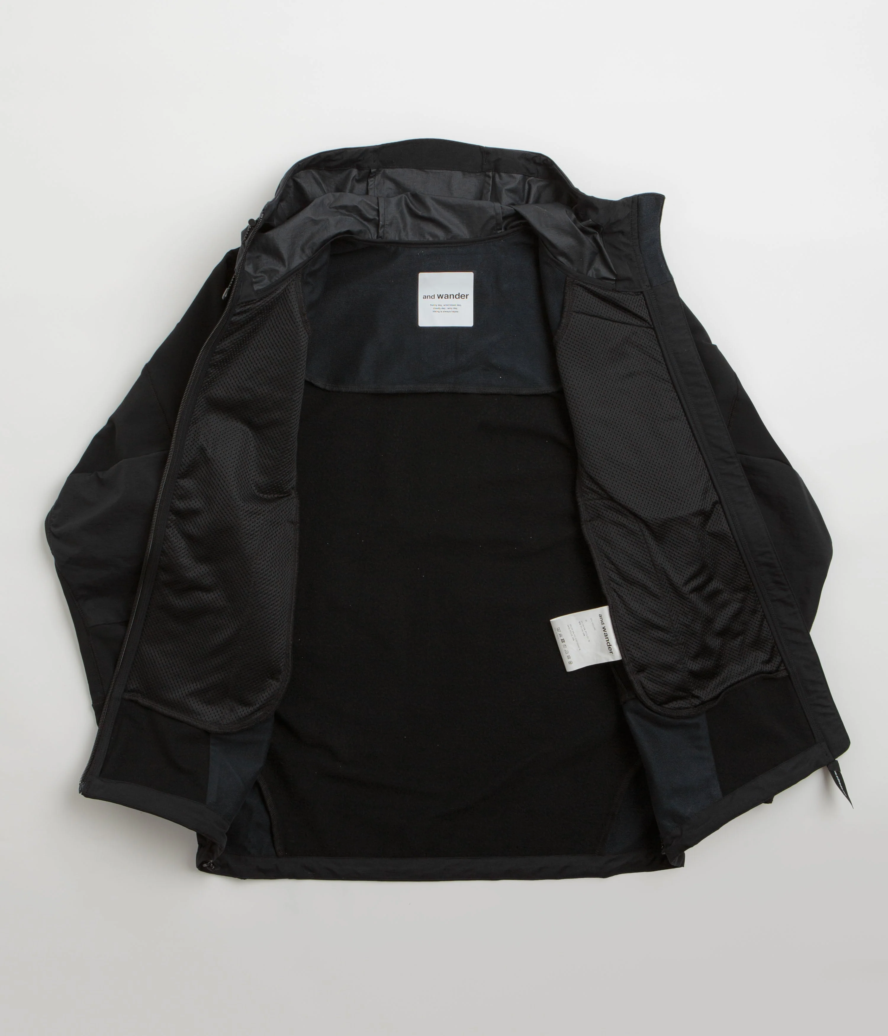 and wander Stretch Shell Jacket - Black - Image 2
