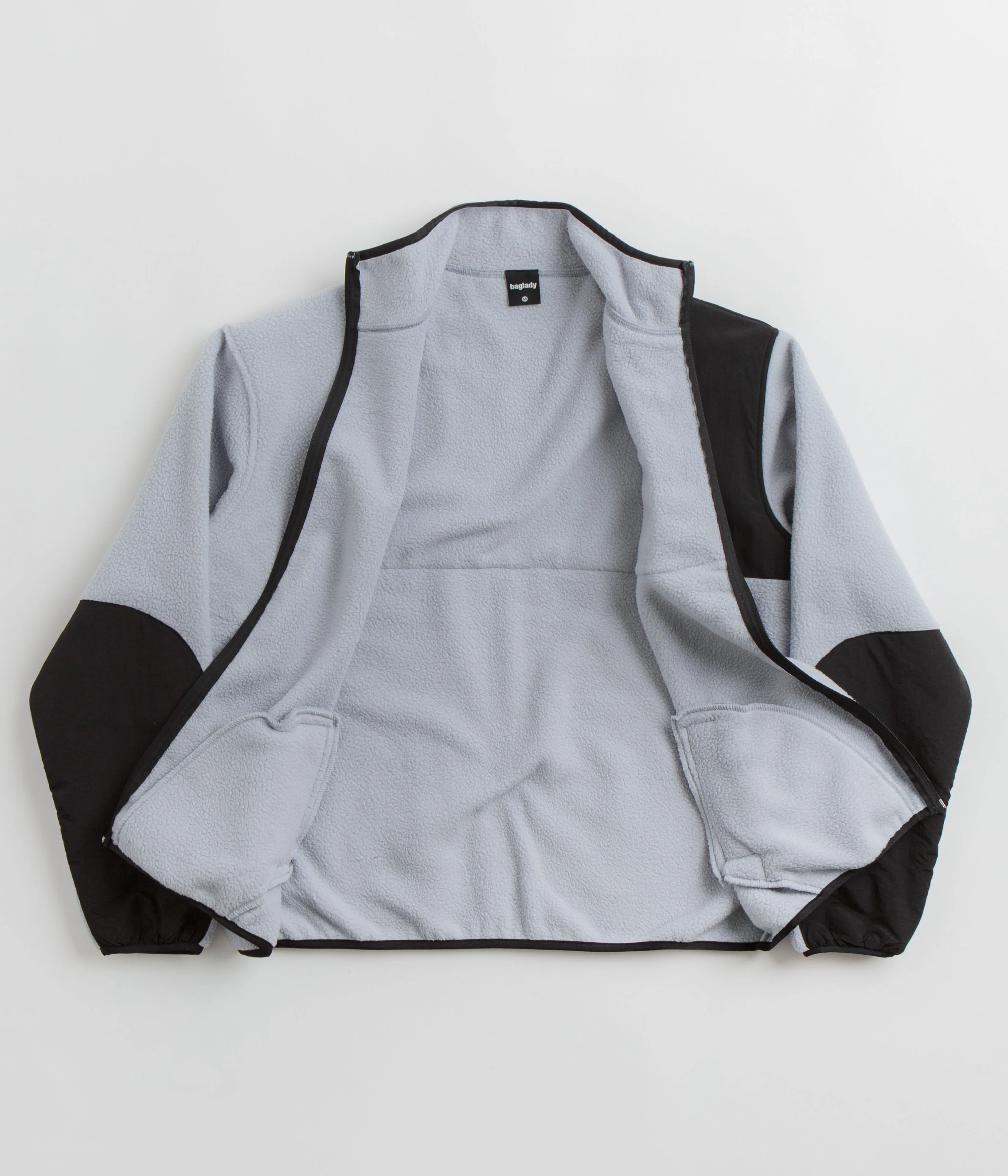 Baglady Zip Up Fleece - Ice Blue - Image 2