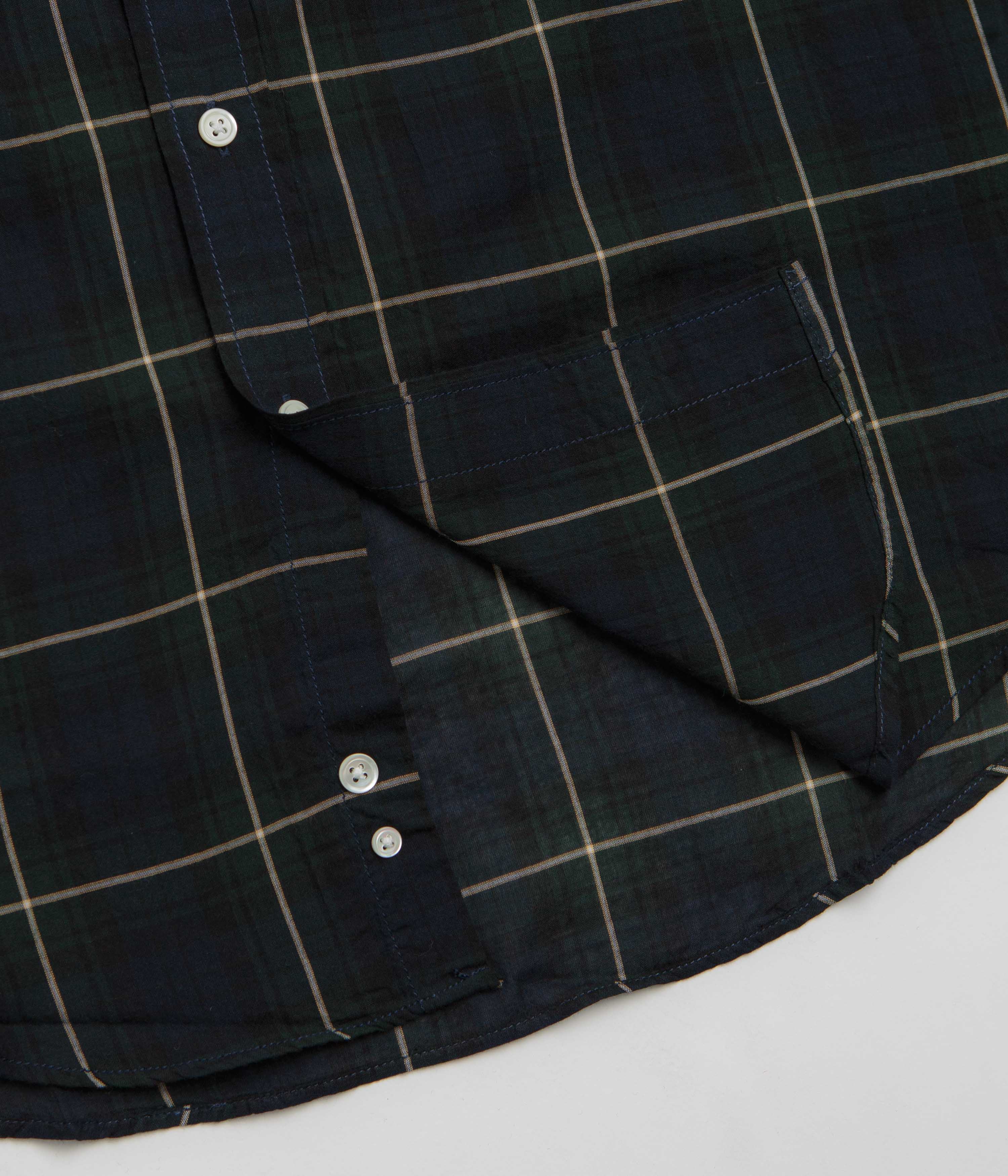 Battenwear BD Scout Shirt - Navy Plaid - Image 4