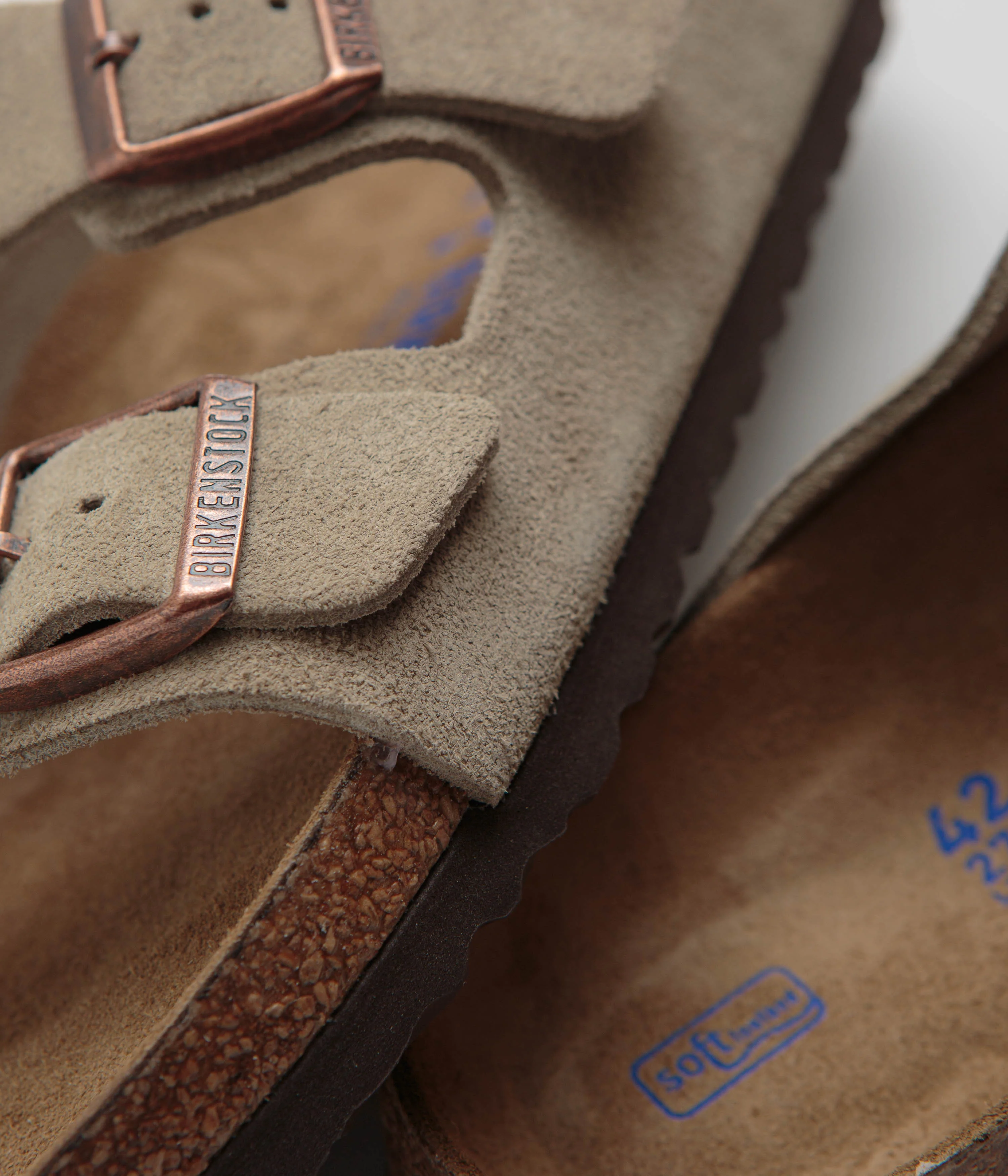 Birkenstock Arizona BS Narrow Sandals - Taupe - Image 6
