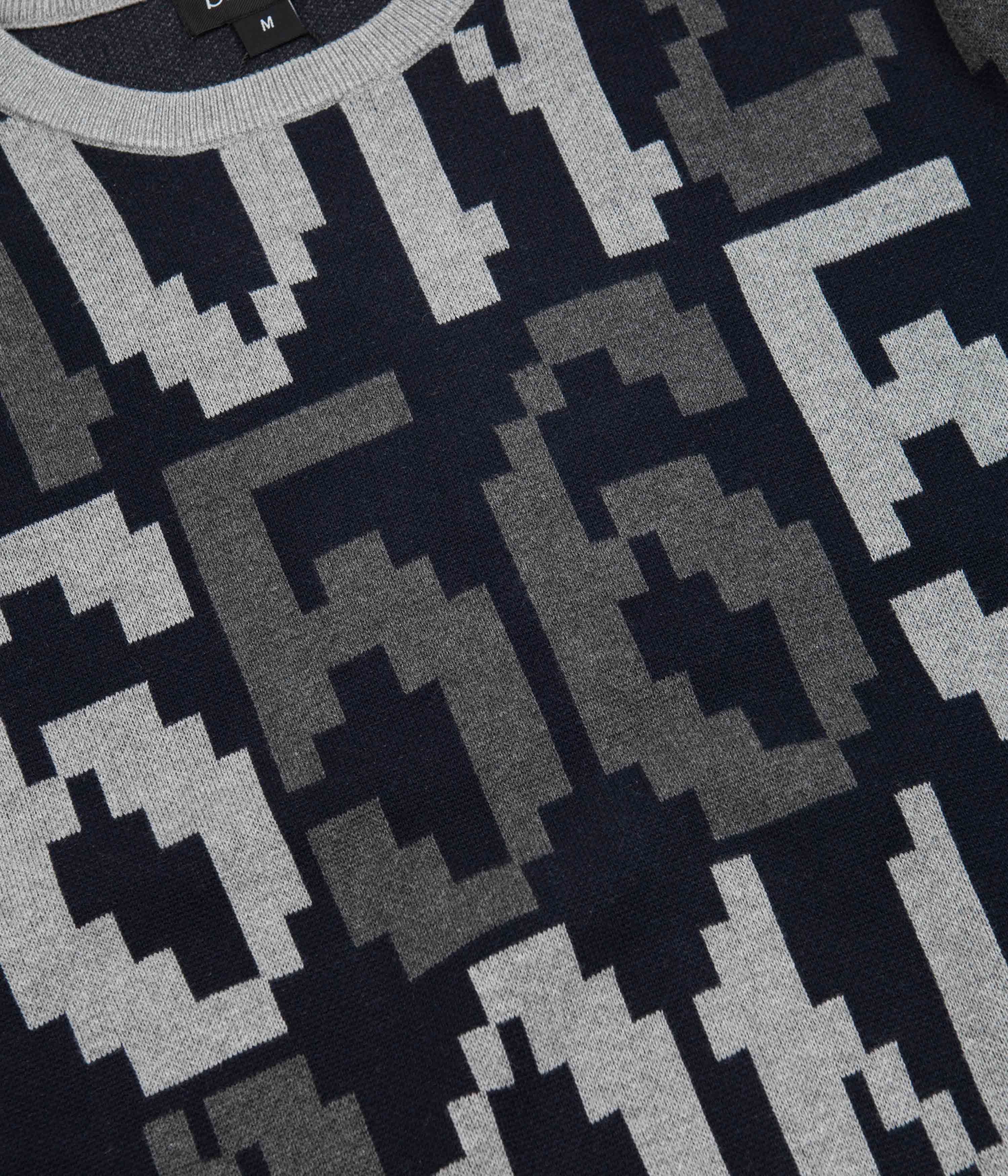 Bronze 56K Old E Crewneck Sweatshirt - Black / Grey - Image 3