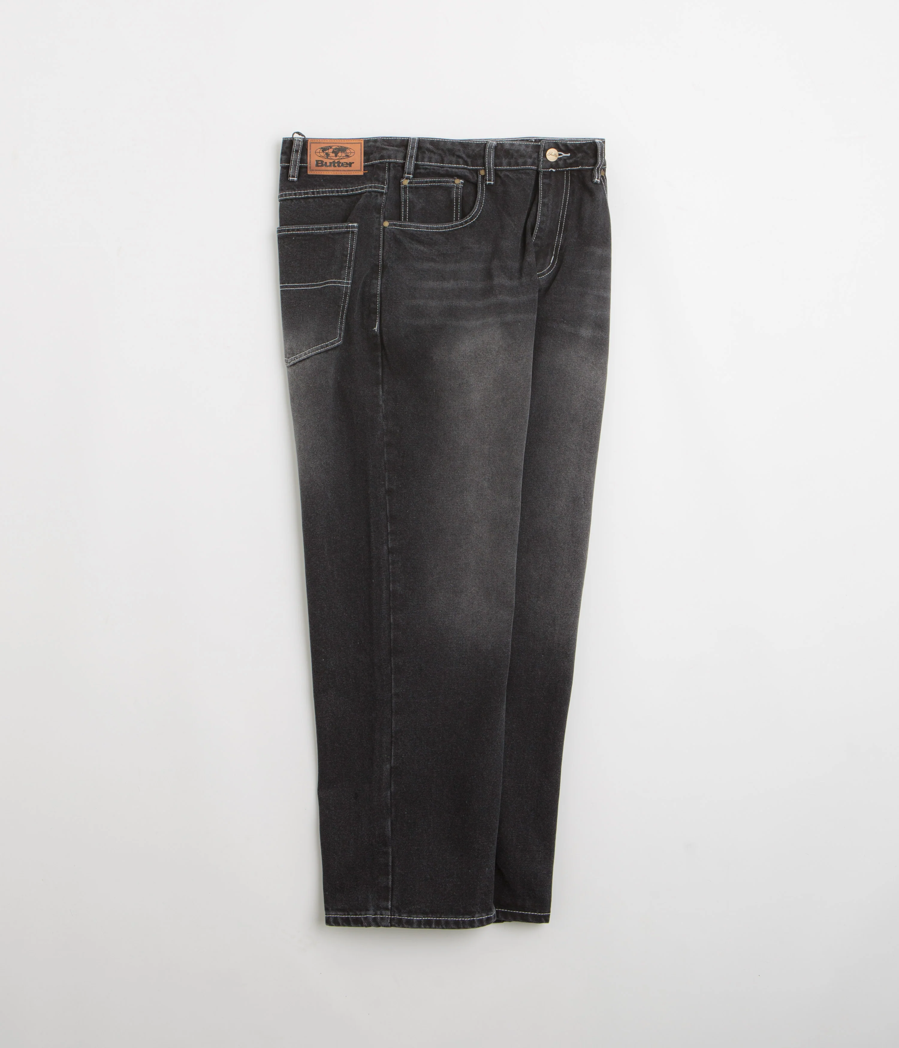 Butter Goods Ace Jeans - Distressed Black - Image 2